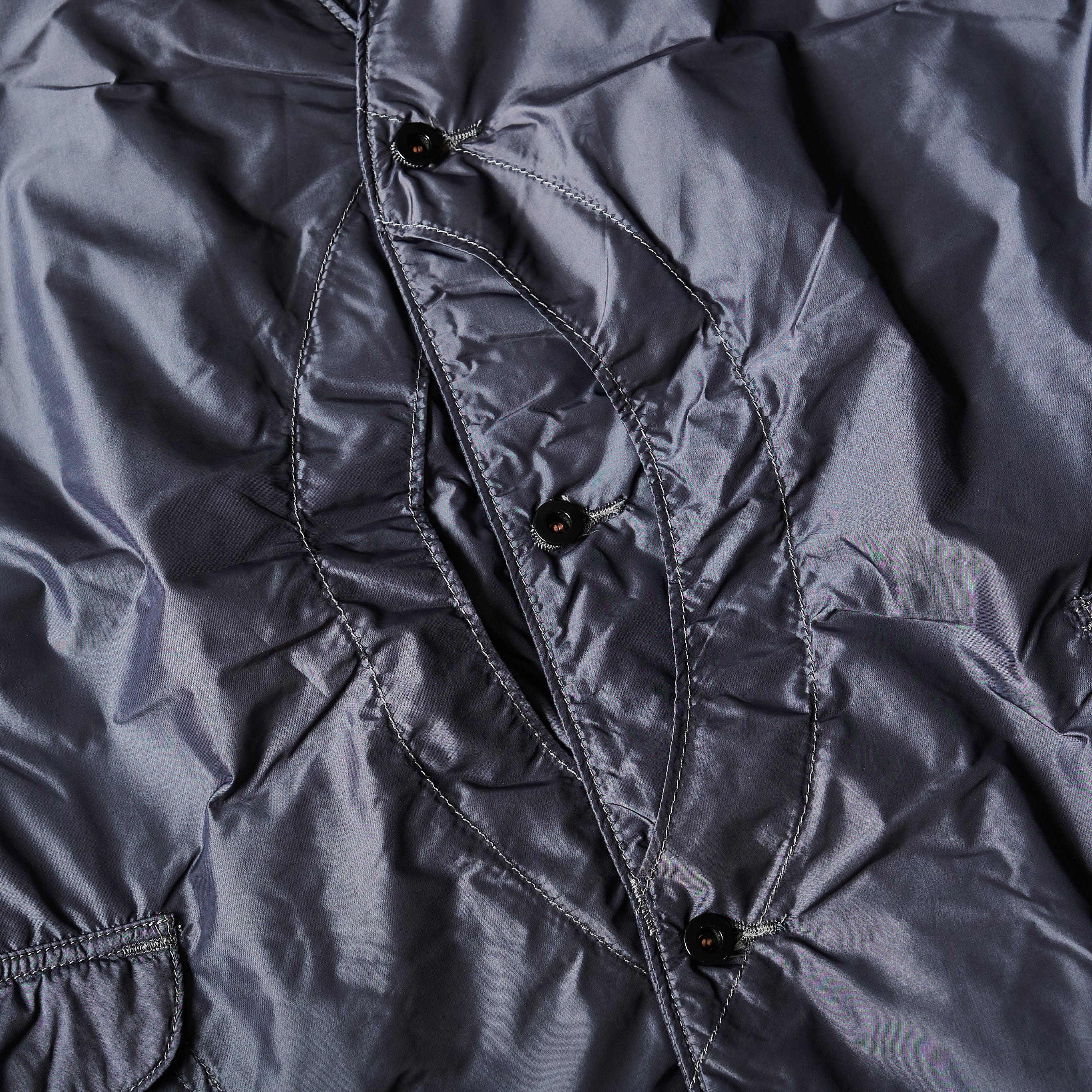 #1267B Royal Traveler Shirt-1/2 NP1 : n/p taffeta w/thinsulate gray iridescent