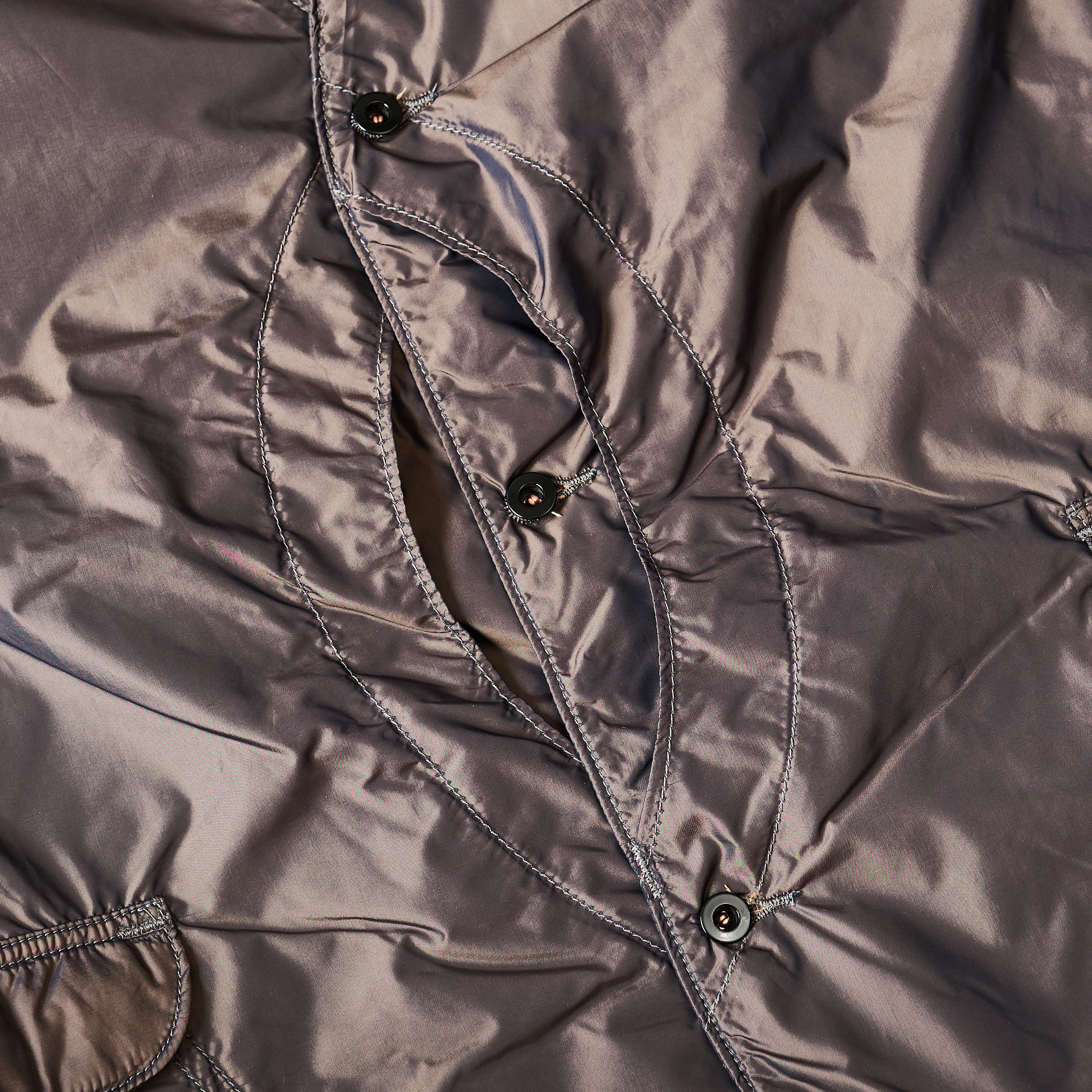 #1267B Royal Traveler Shirt-1/2 NP2 : n/p taffeta w/ thinsulate brown iridescent