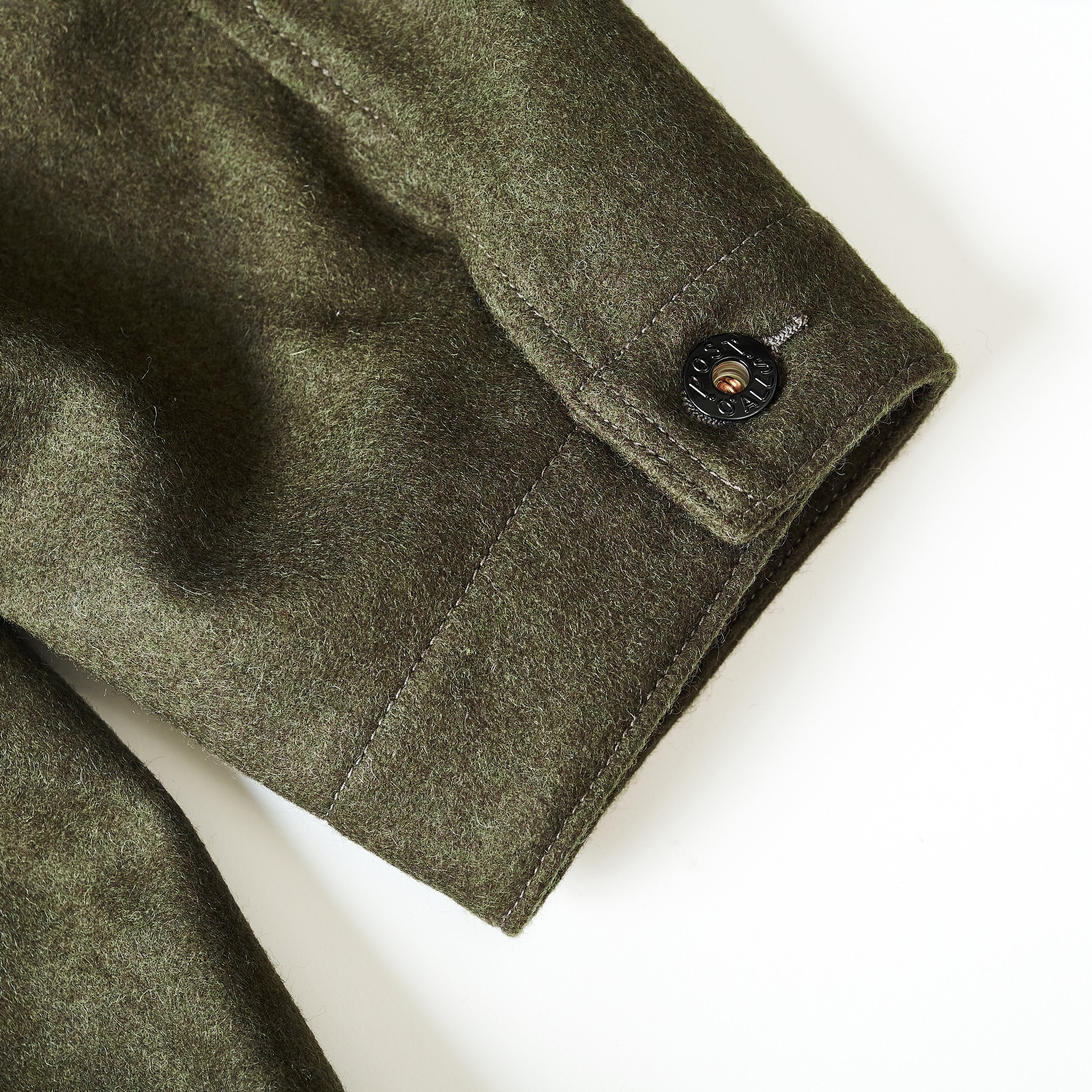 #3101-WM3 OK Rider 2 : wool melton olive