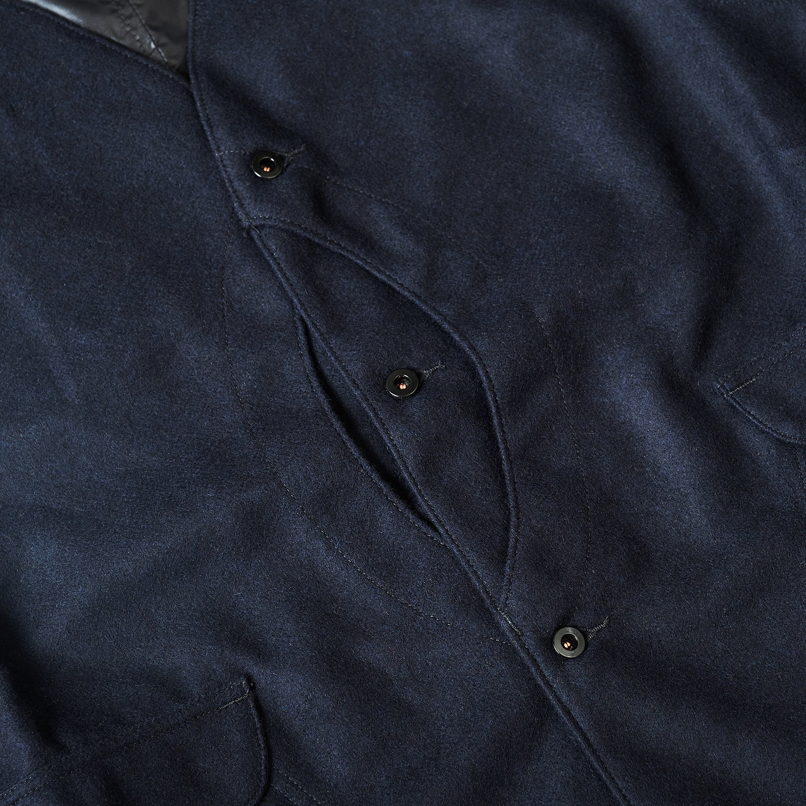 #1512-WM2 Royal Traveler : wool melton navy