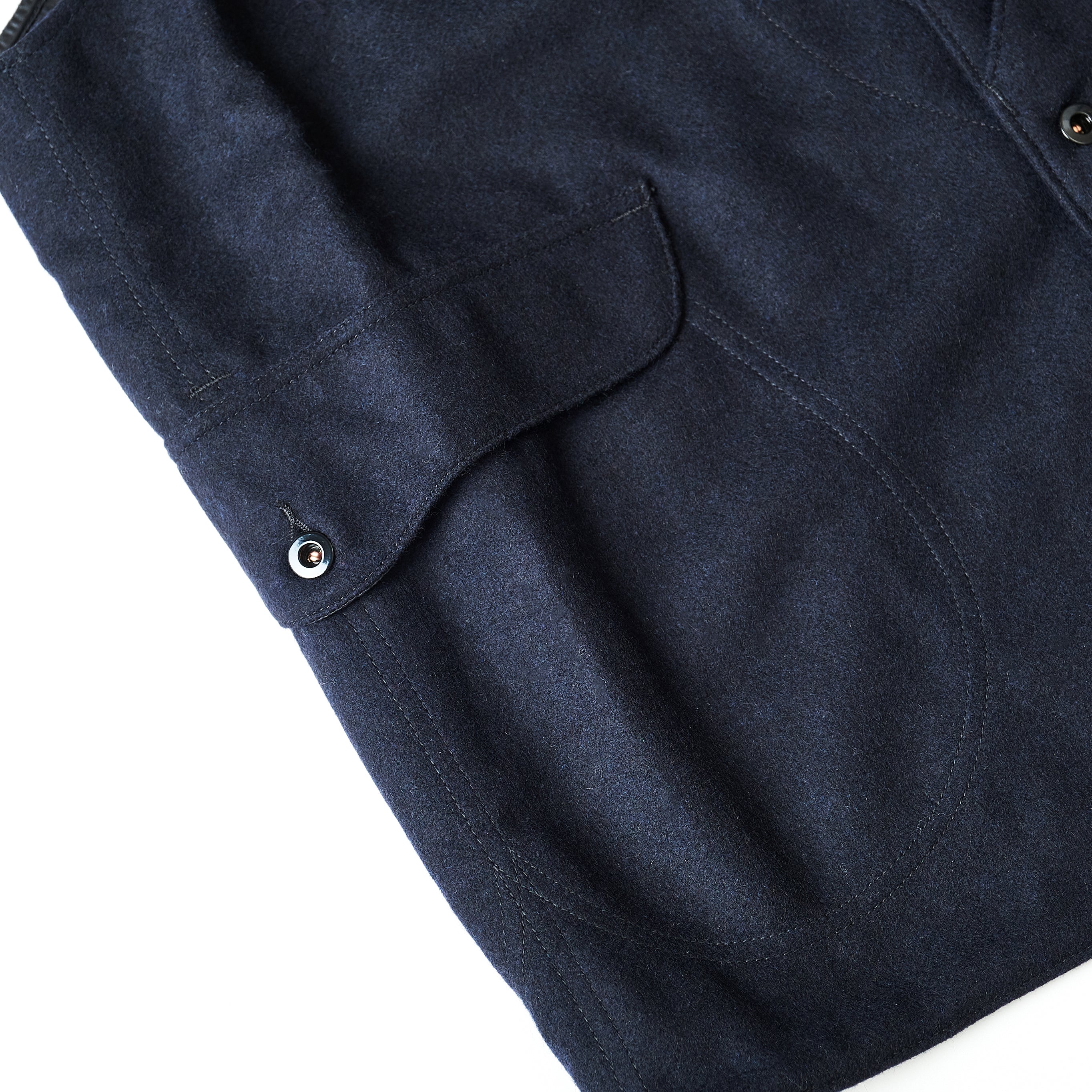 #1512-WM2 Royal Traveler : wool melton navy