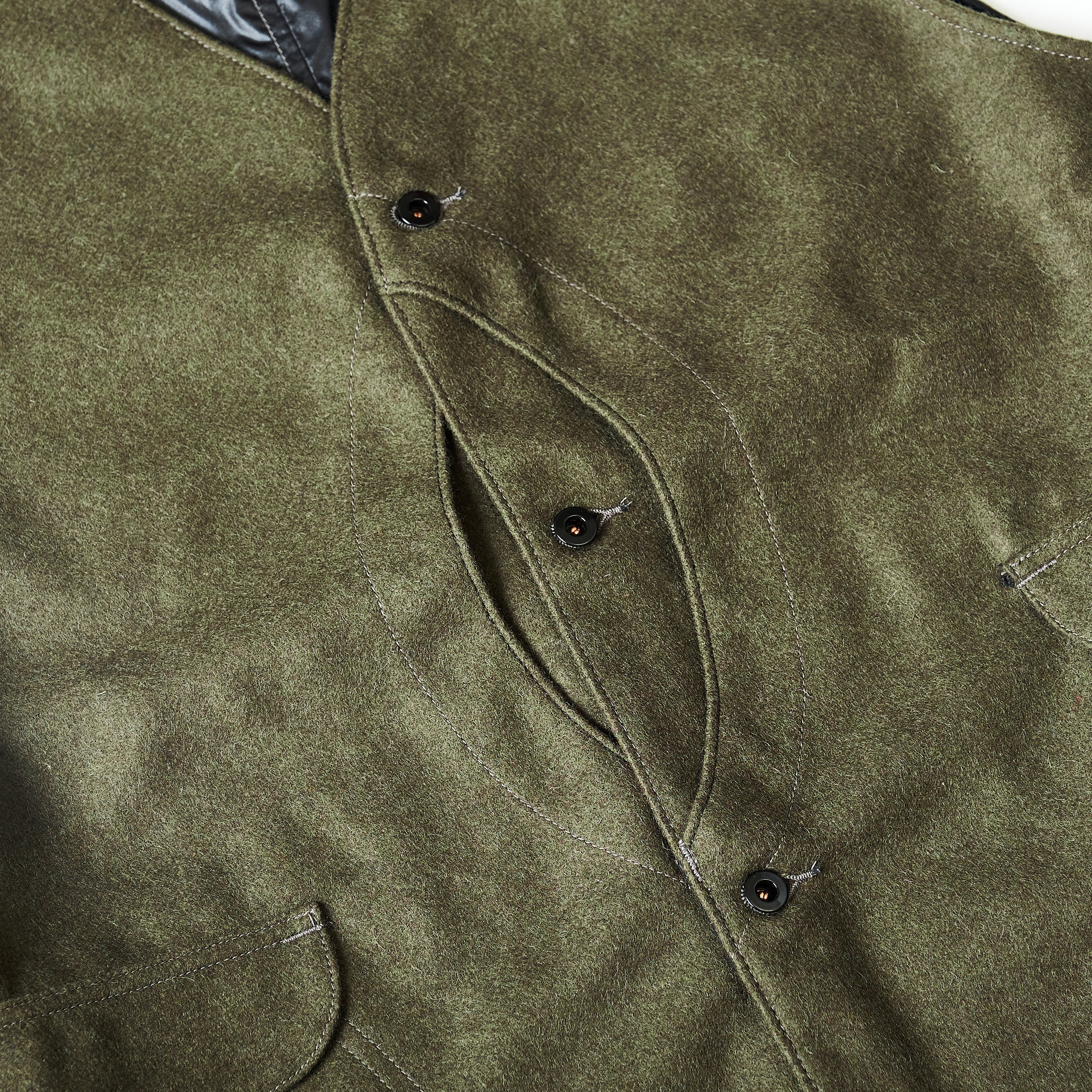 #1512-WM3 Royal Traveler : wool melton olive