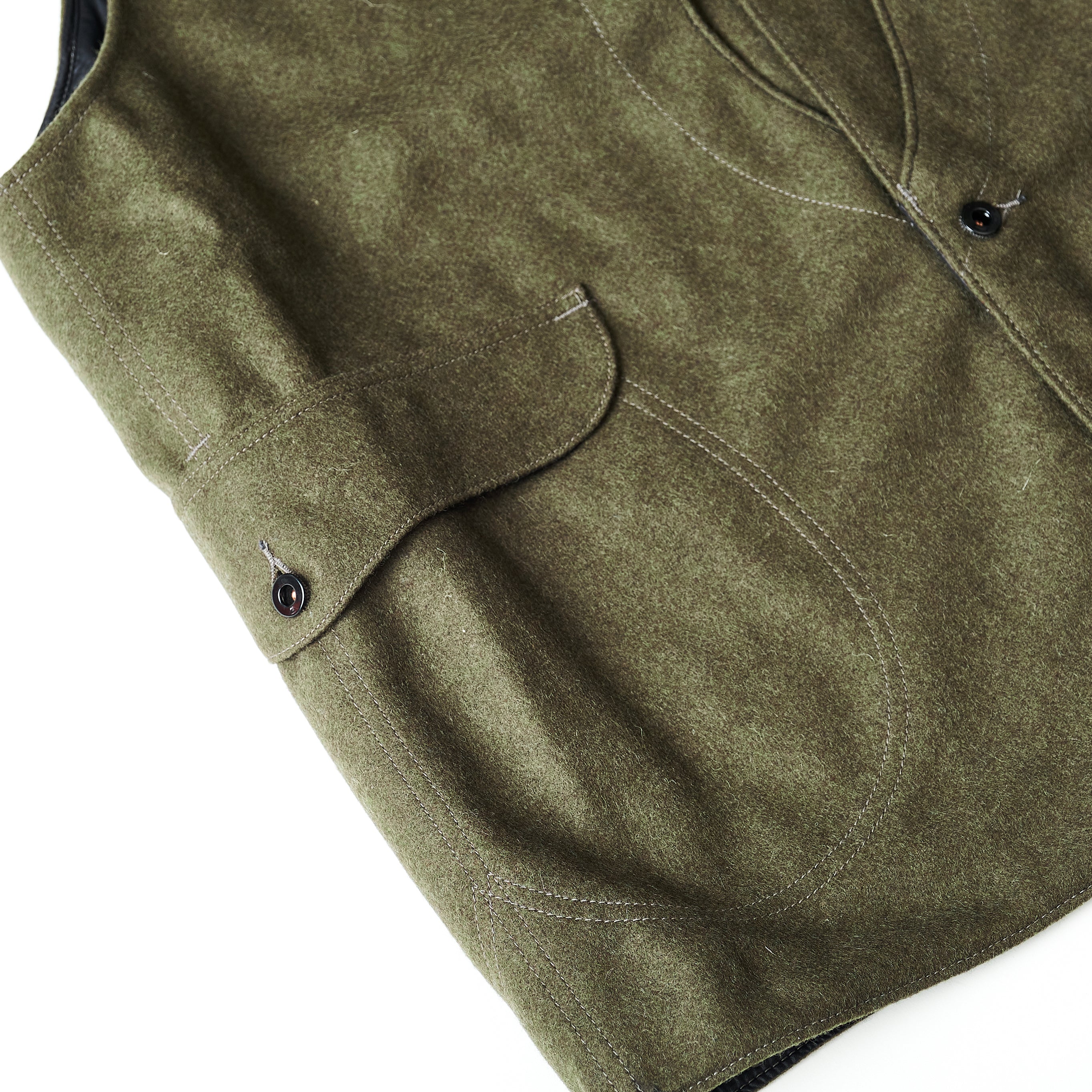 #1512-WM3 Royal Traveler : wool melton olive