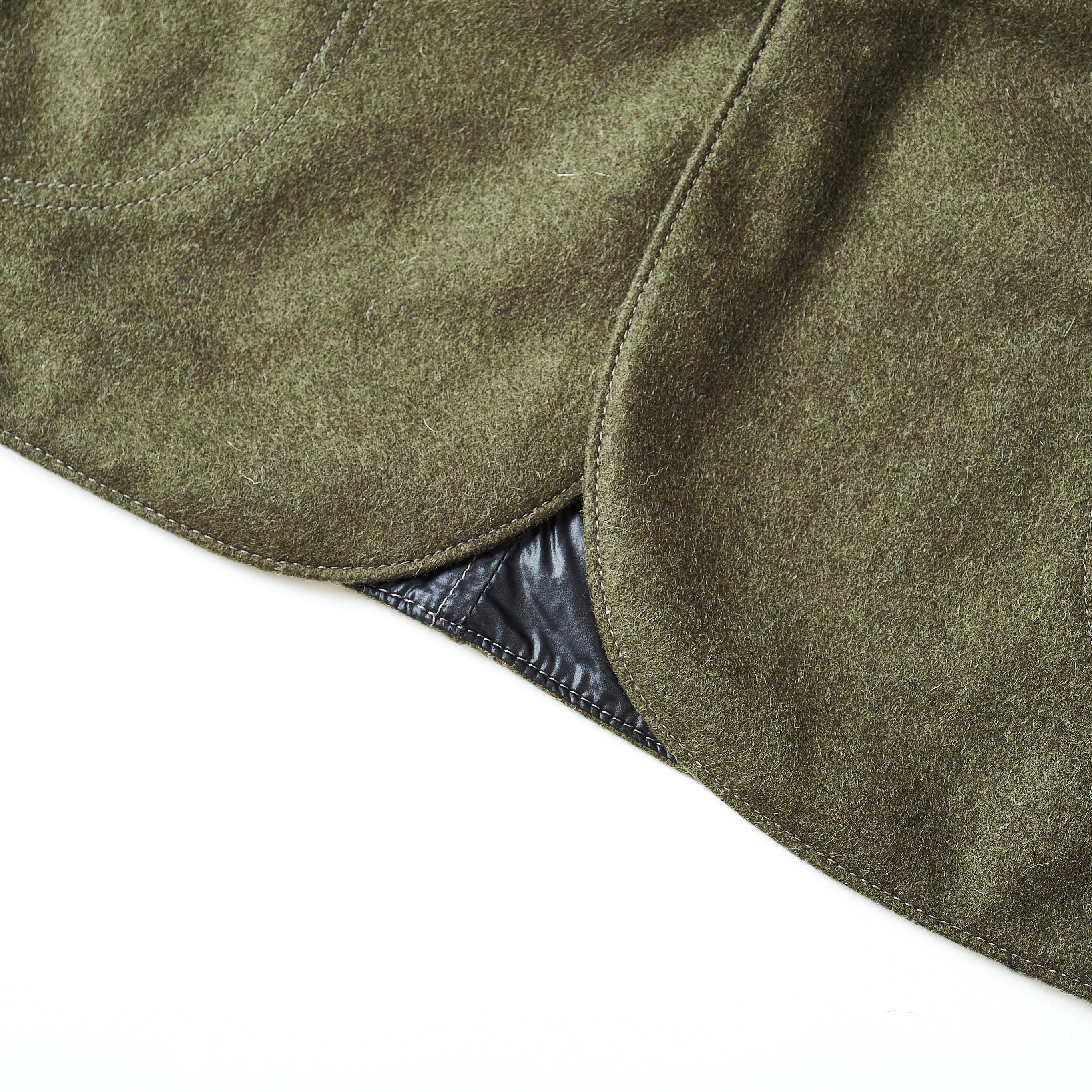 #1512-WM3 Royal Traveler : wool melton olive