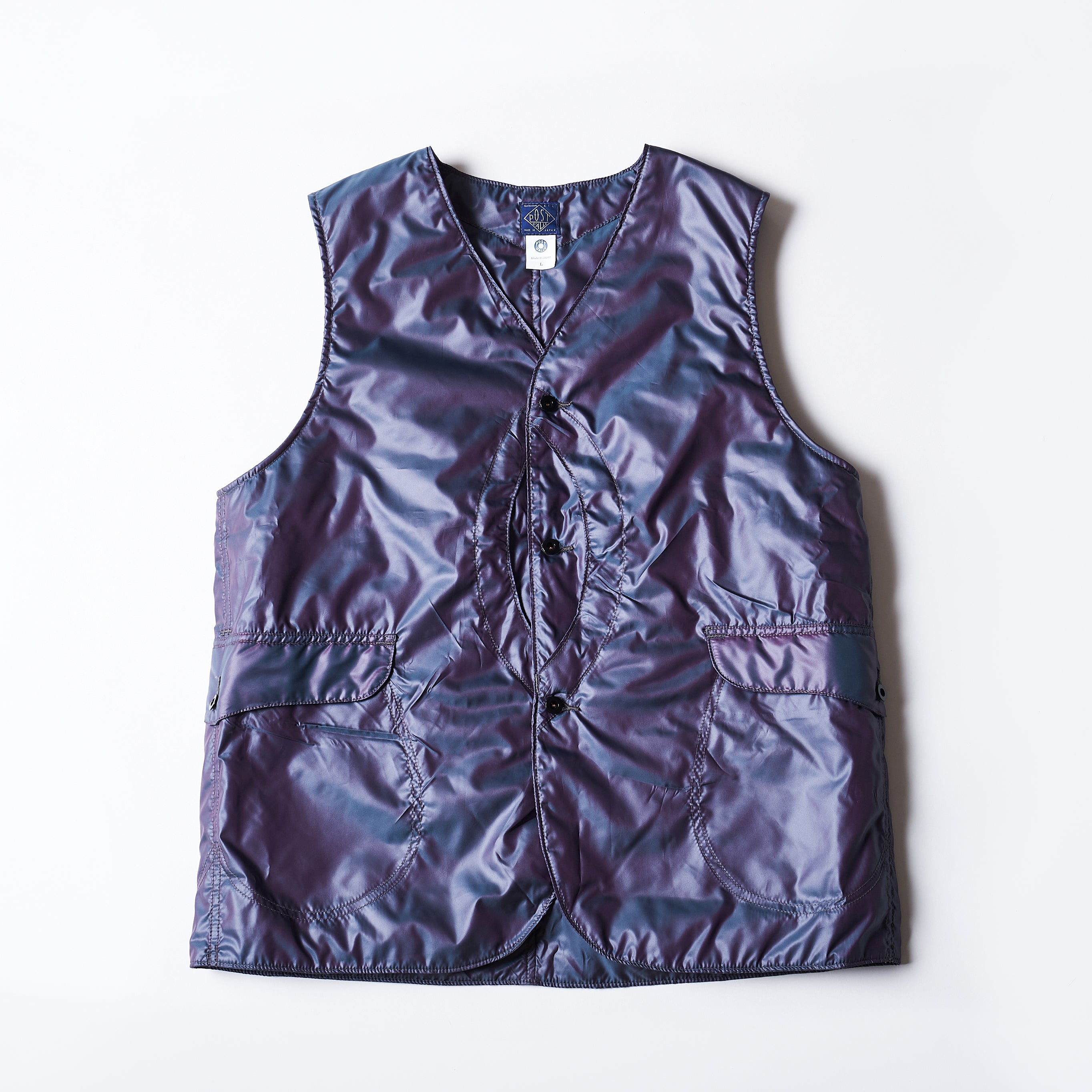 #1512-PT4 Royal Traveler : poly taffeta w/thinsulate navy iridescent