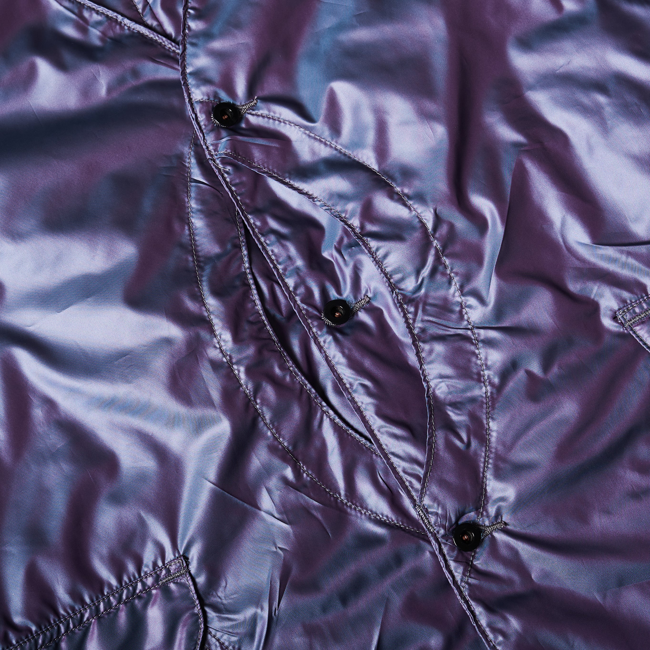 #1512-PT4 Royal Traveler : poly taffeta w/thinsulate navy iridescent