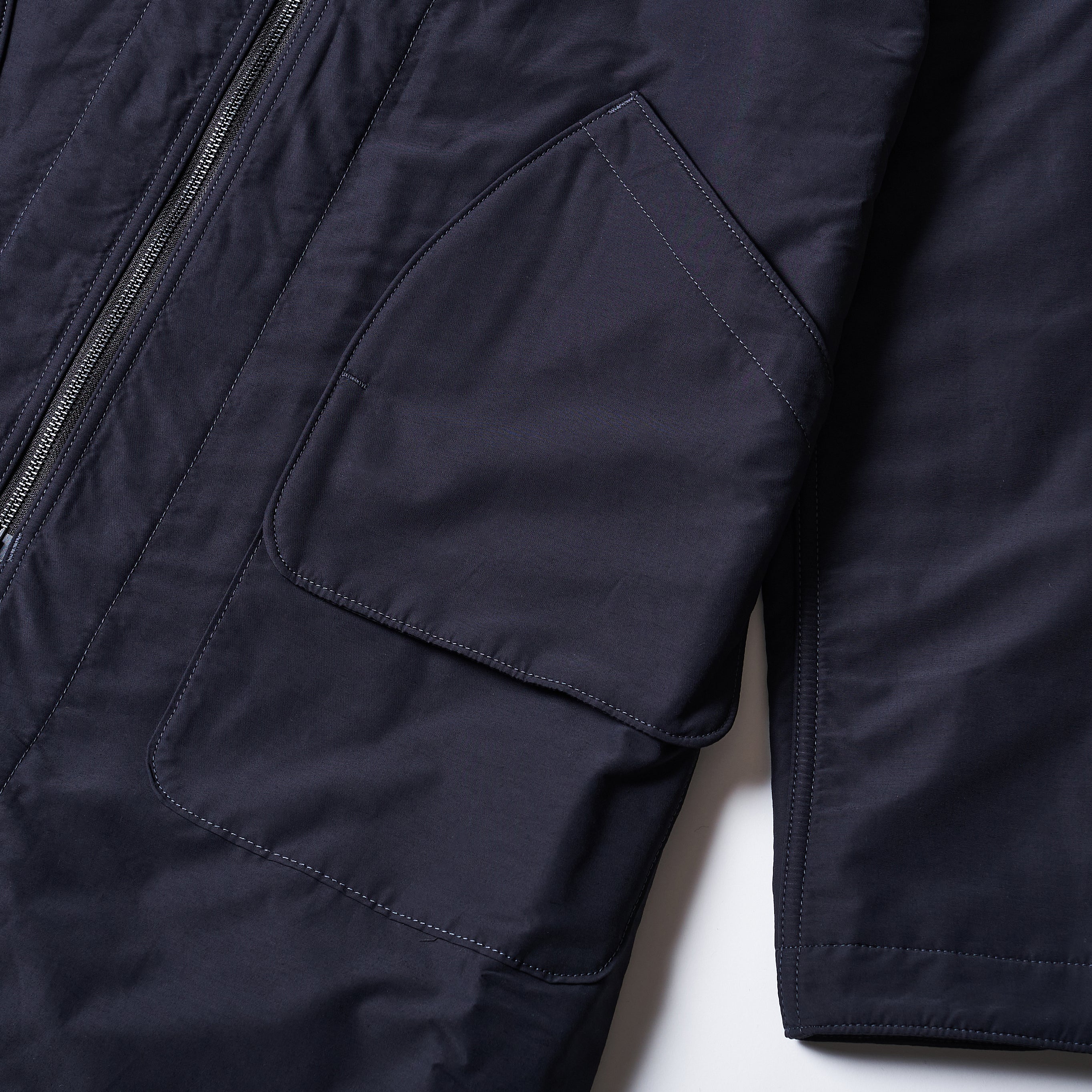 #3106 DEE Coat CNW2 : C/N weather trashed wool black