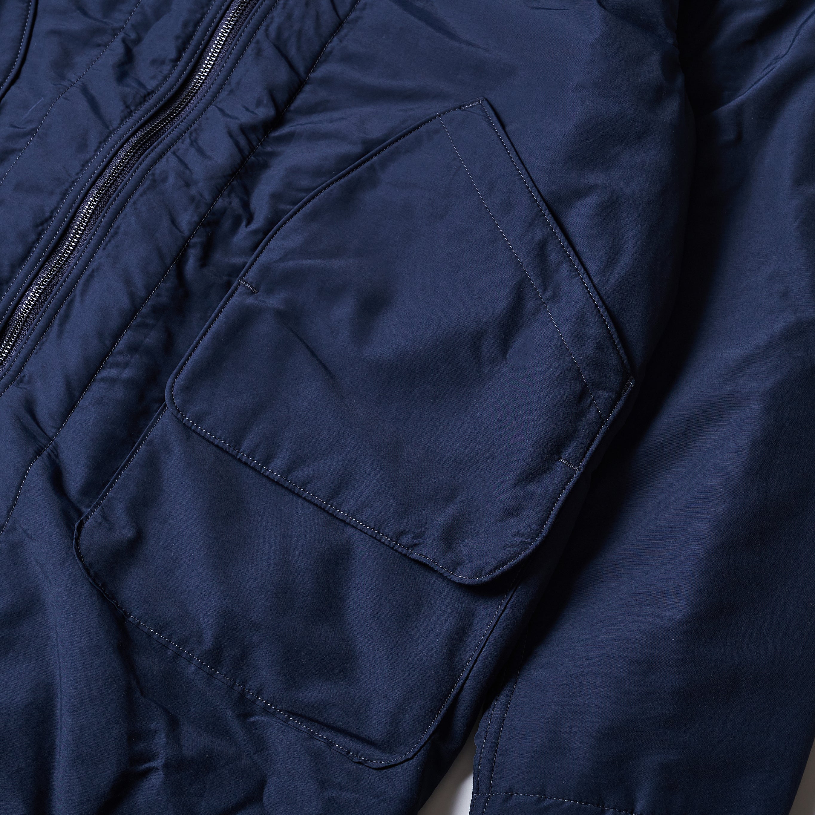 #3106 DEE Coat CNW1 : C/N weather trashed wool navy