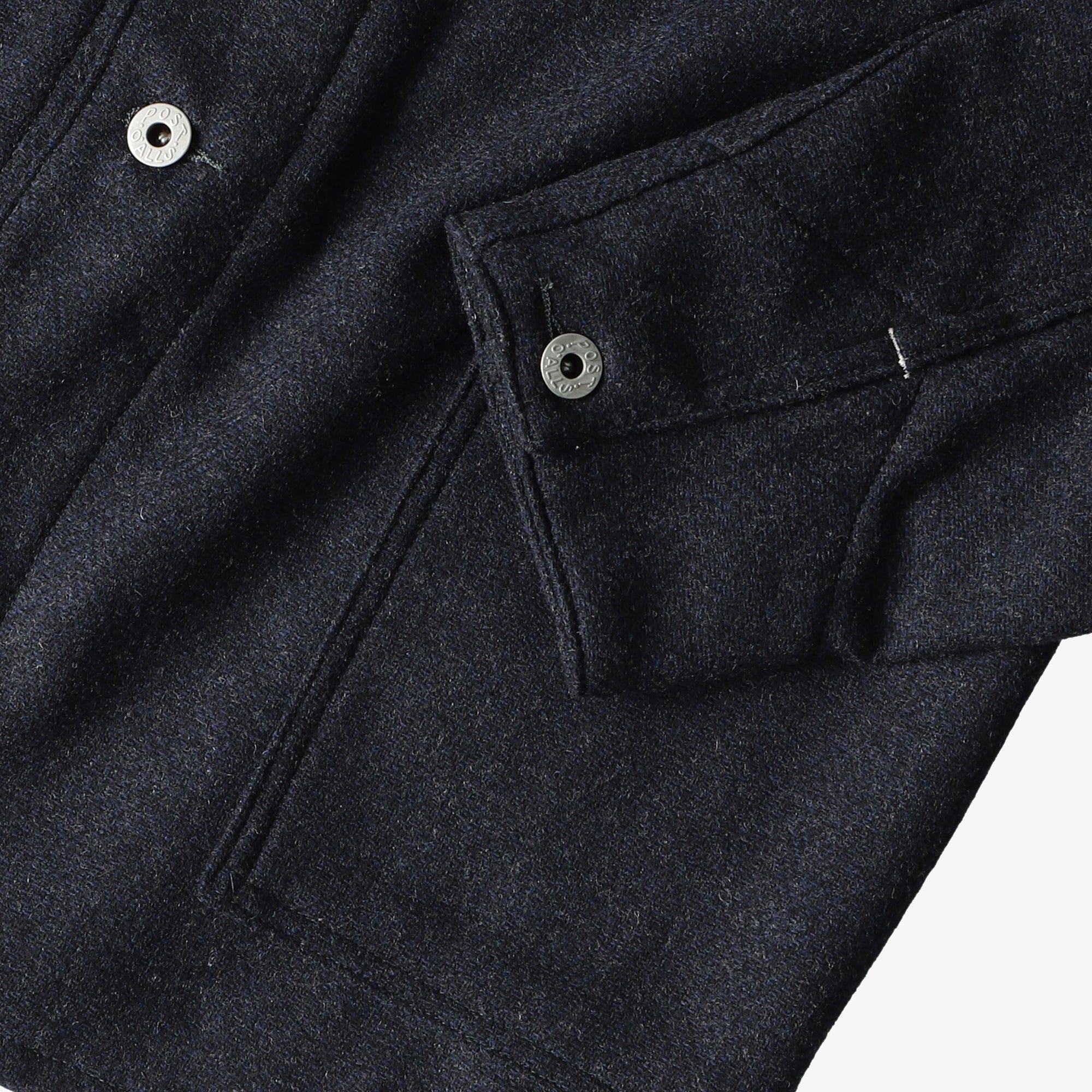 #2131R-WHT SB40-R : wool herringbone tweed navy (Shop Special)