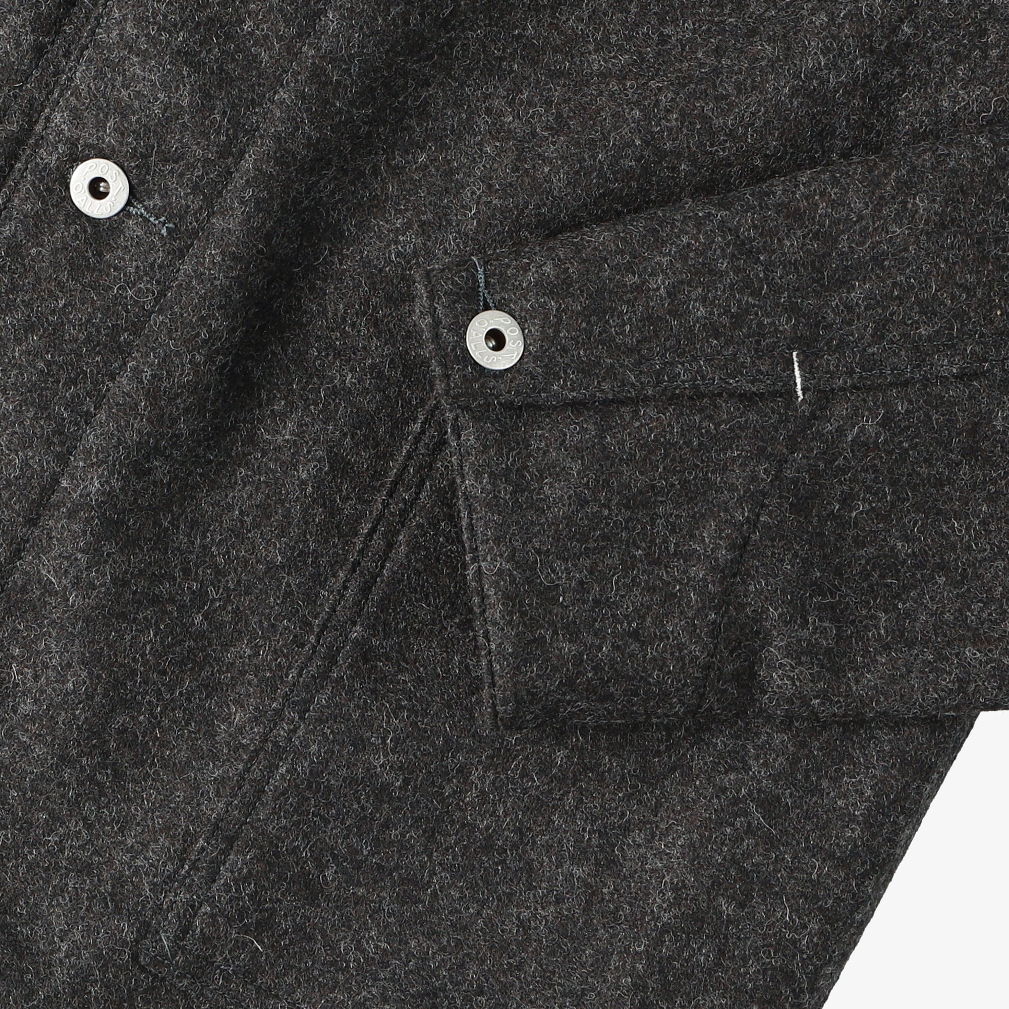 #2131R SB40-R / wool melton charcoal Shop Special