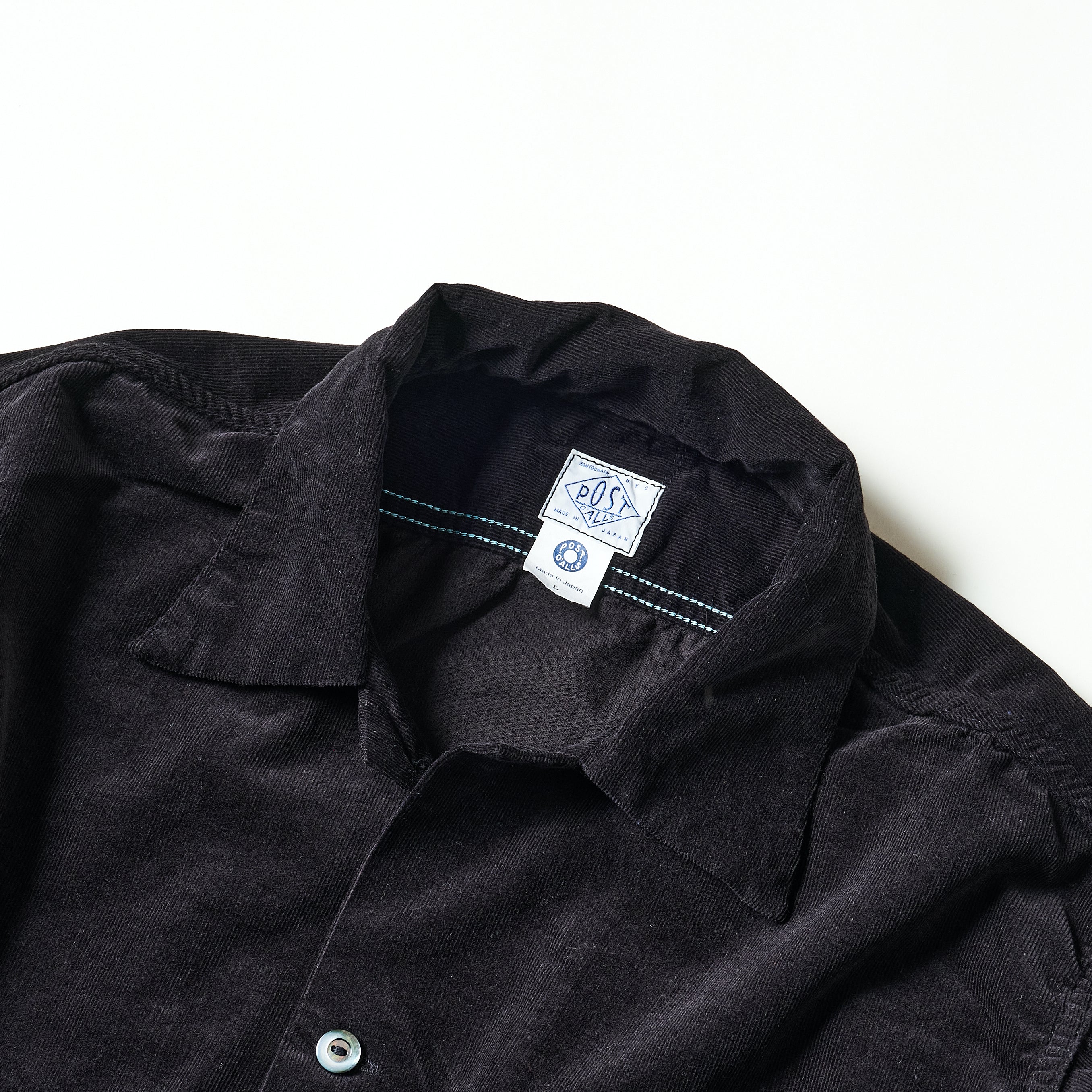 #3215-BC3 E-Z NAVY : baby cords black