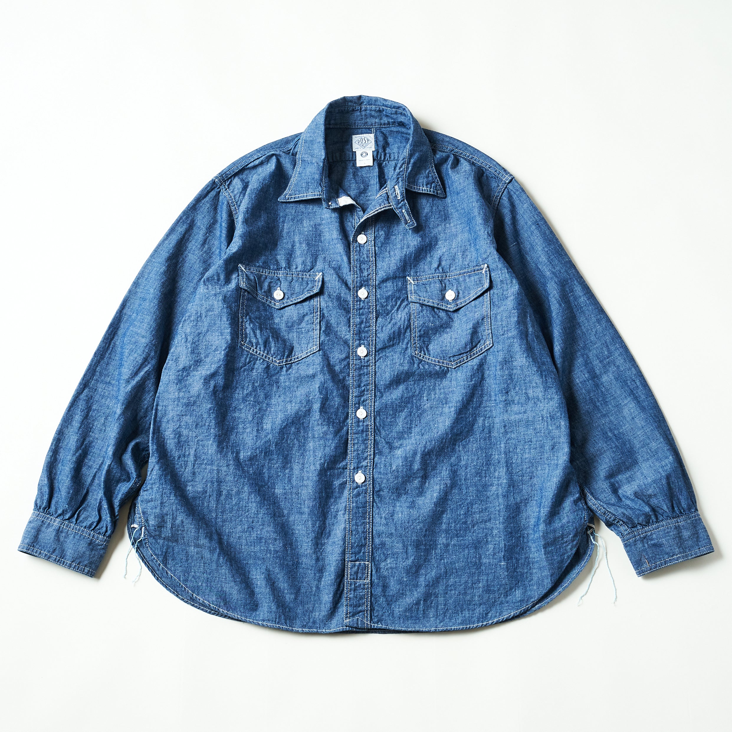 #3216-11 The NAVY CUT 2 : chambray indigo