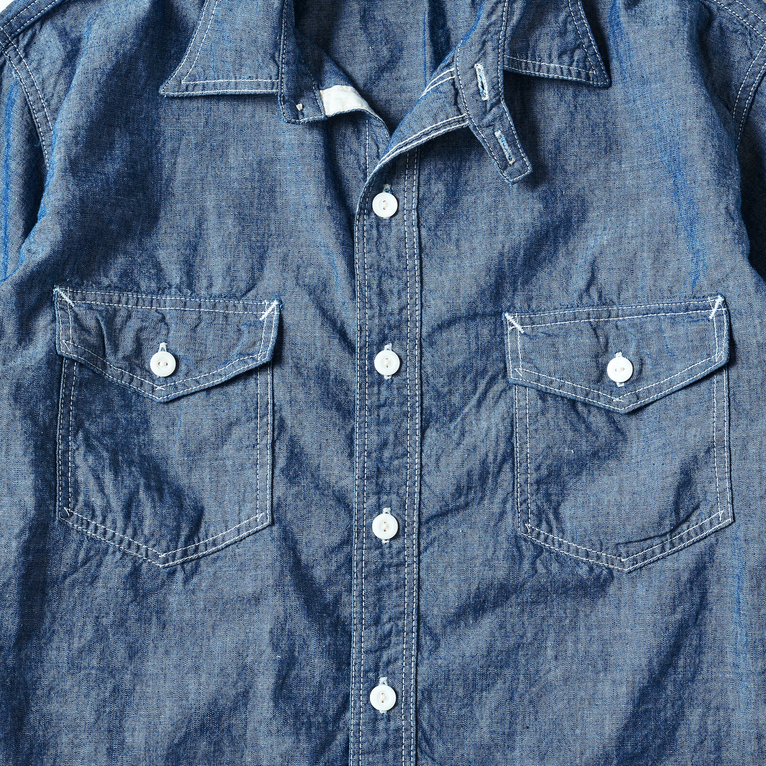 #3216-11 The NAVY CUT 2 : chambray indigo