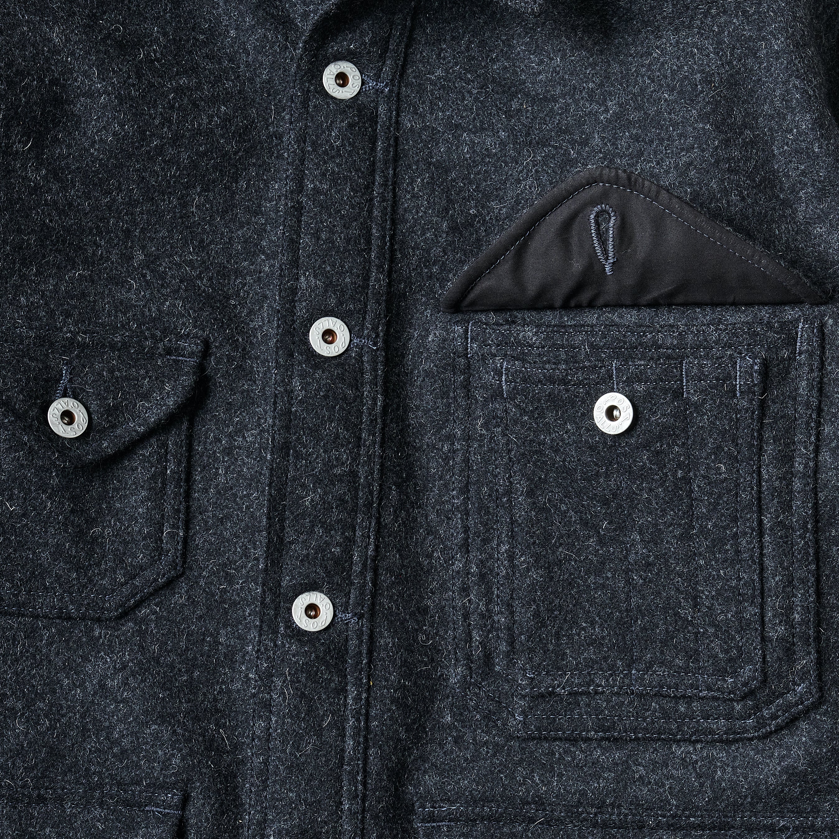 #2106R-WM1 CRUZER 5-R : wool melton charcoal