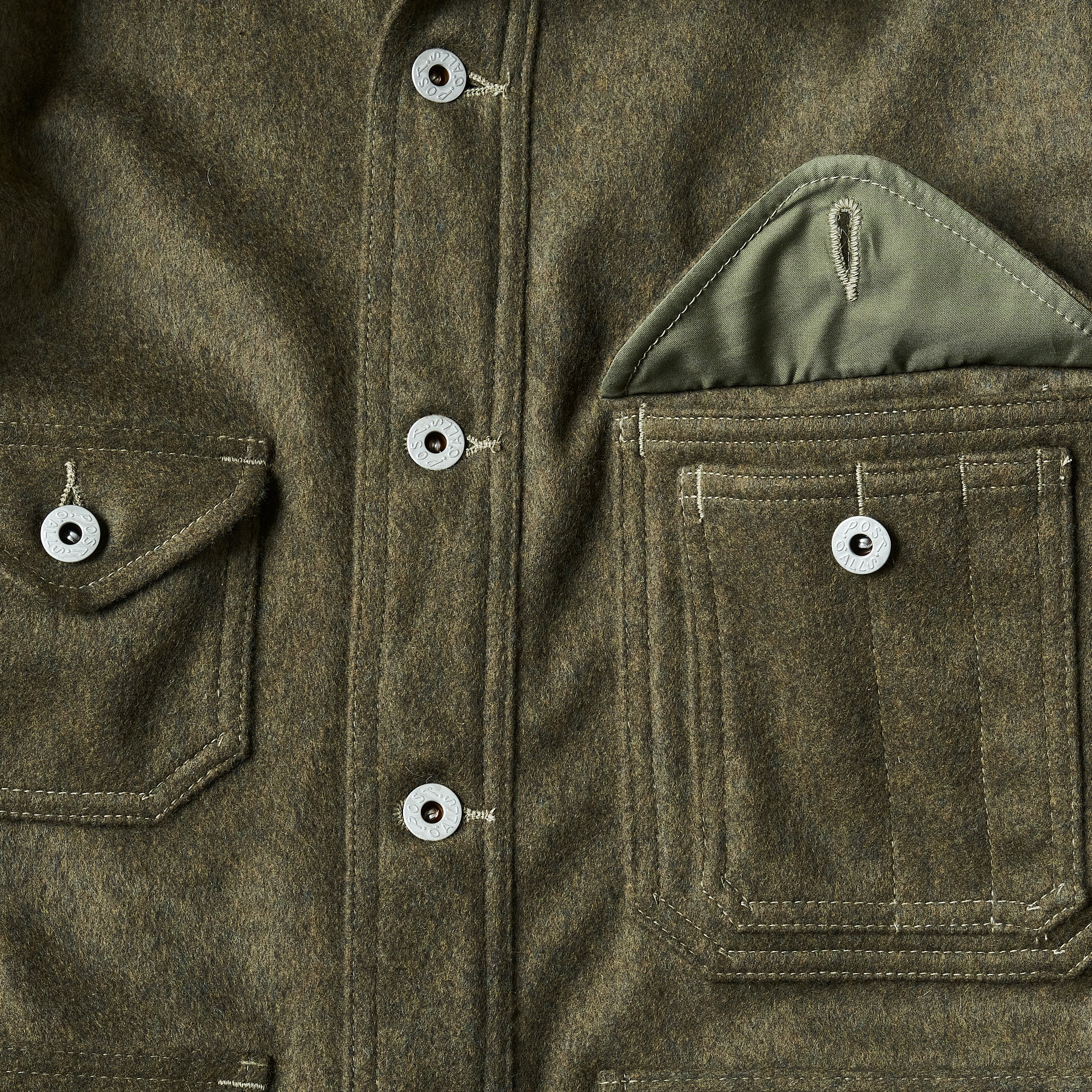 #2106R-WM3 CRUZER 5-R : wool melton olive