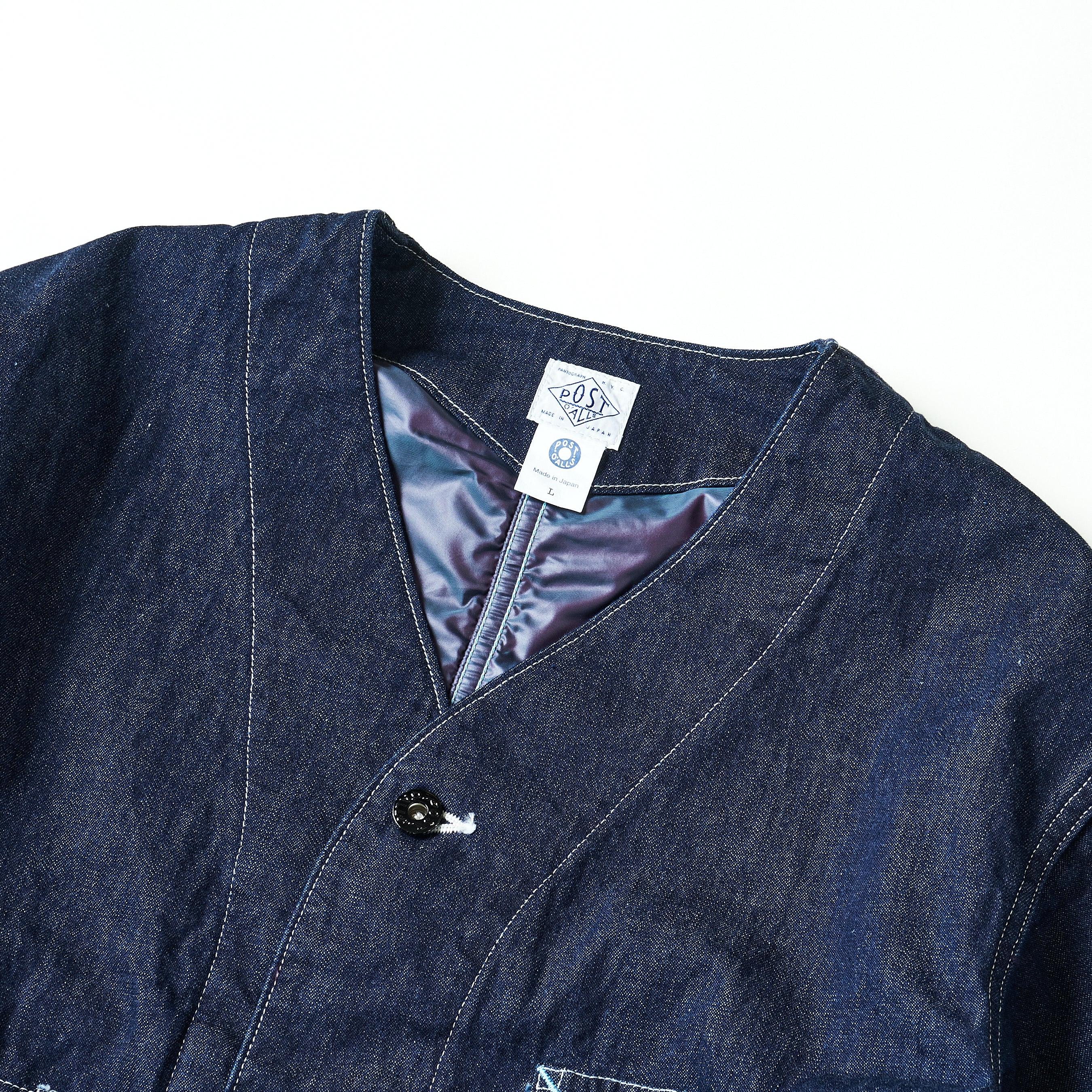 #3111DV-8DI De Luxe Railroader 2 DV : 8 oz. denim w/taffeta lining indigo