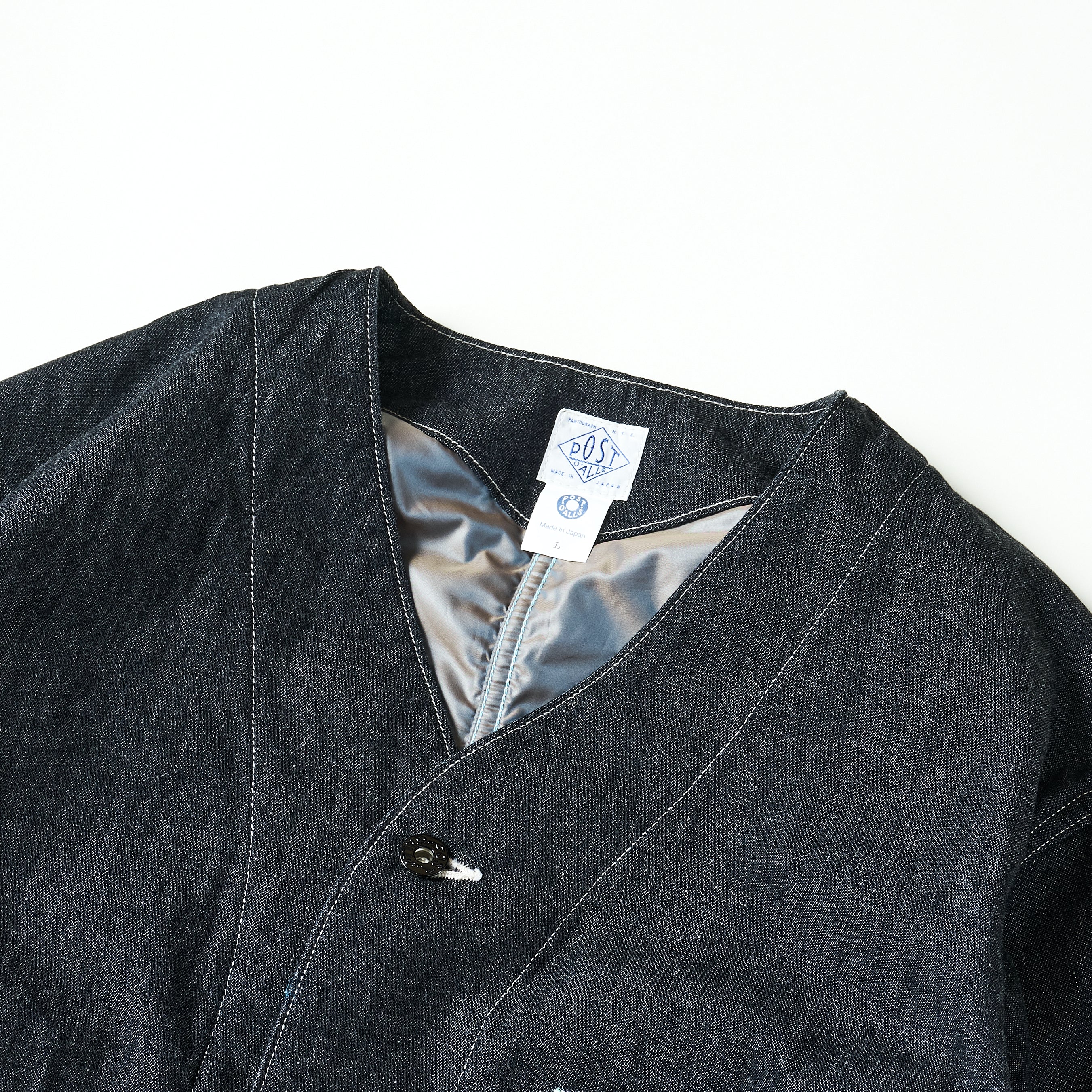 #3111DV-8DB De Luxe Railroader 2 DV : 8 oz. denim w/taffeta lining black