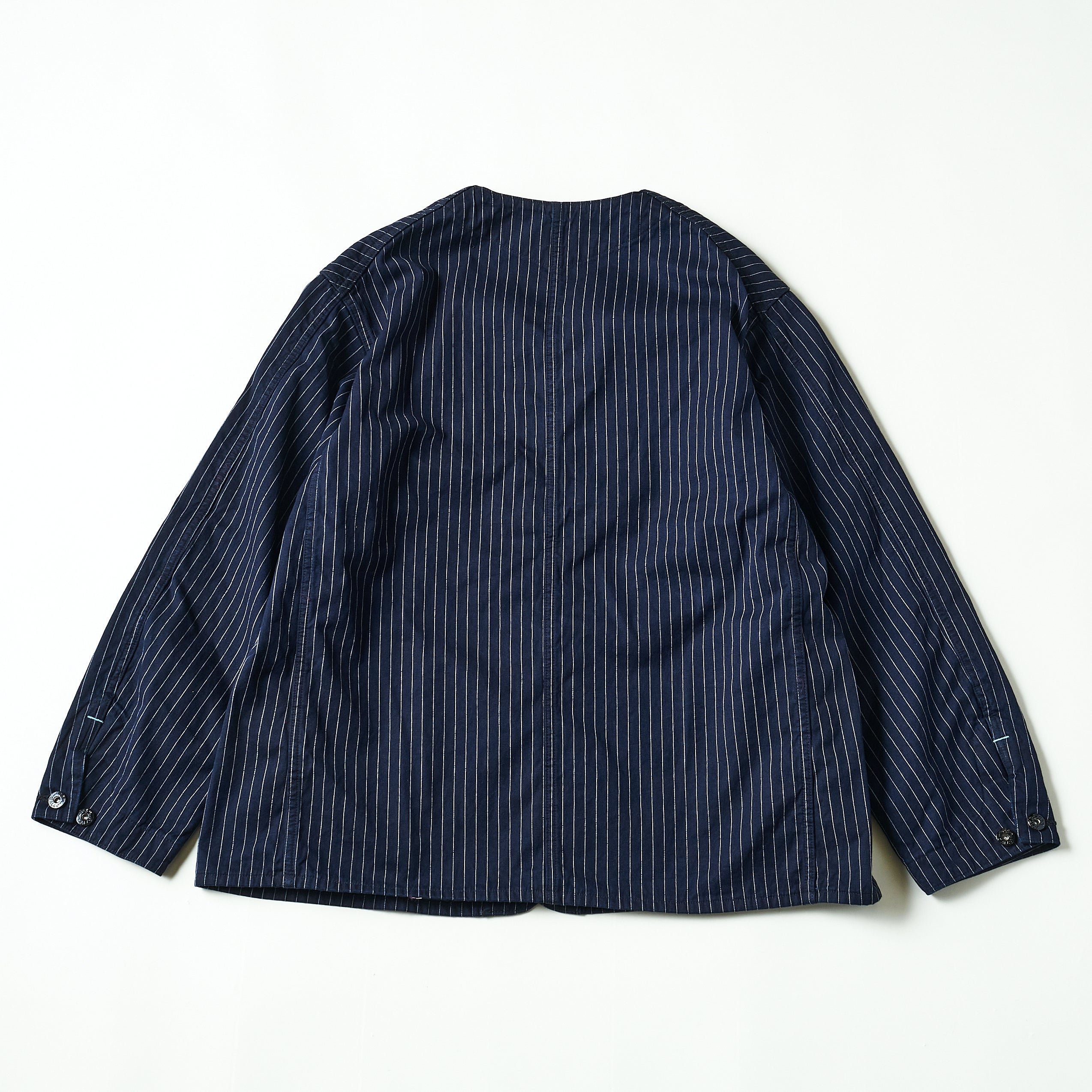 #3111DV-GS De Luxe Railroader 2 DV : Gangster Stripe w/taffeta lining indigo