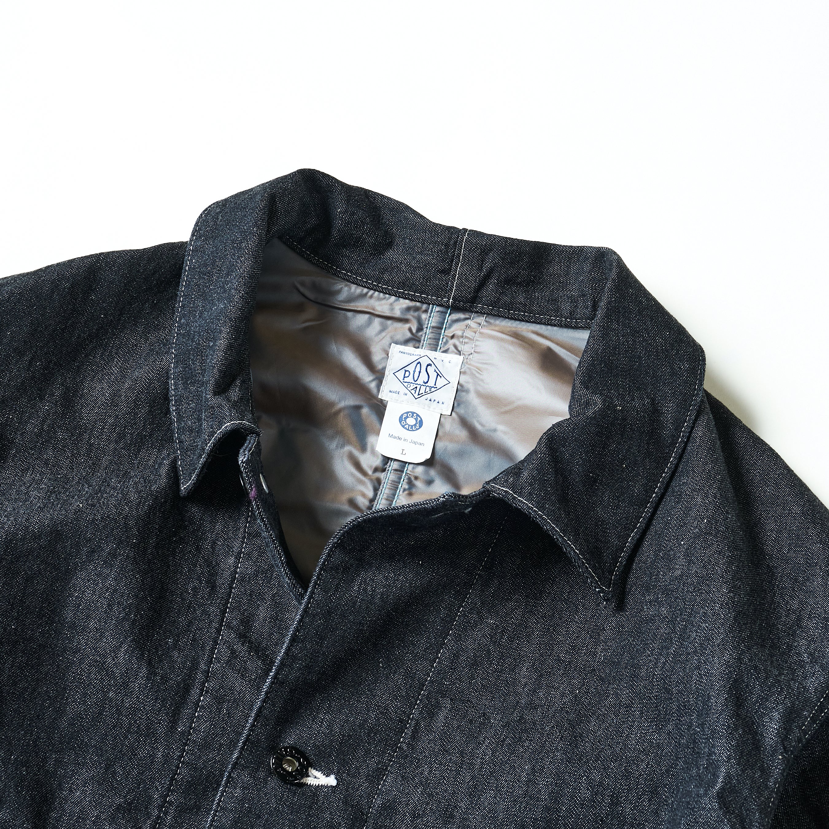 #3111-8DB De Luxe Railroader 2 : 8 oz. denim w/taffeta lining black