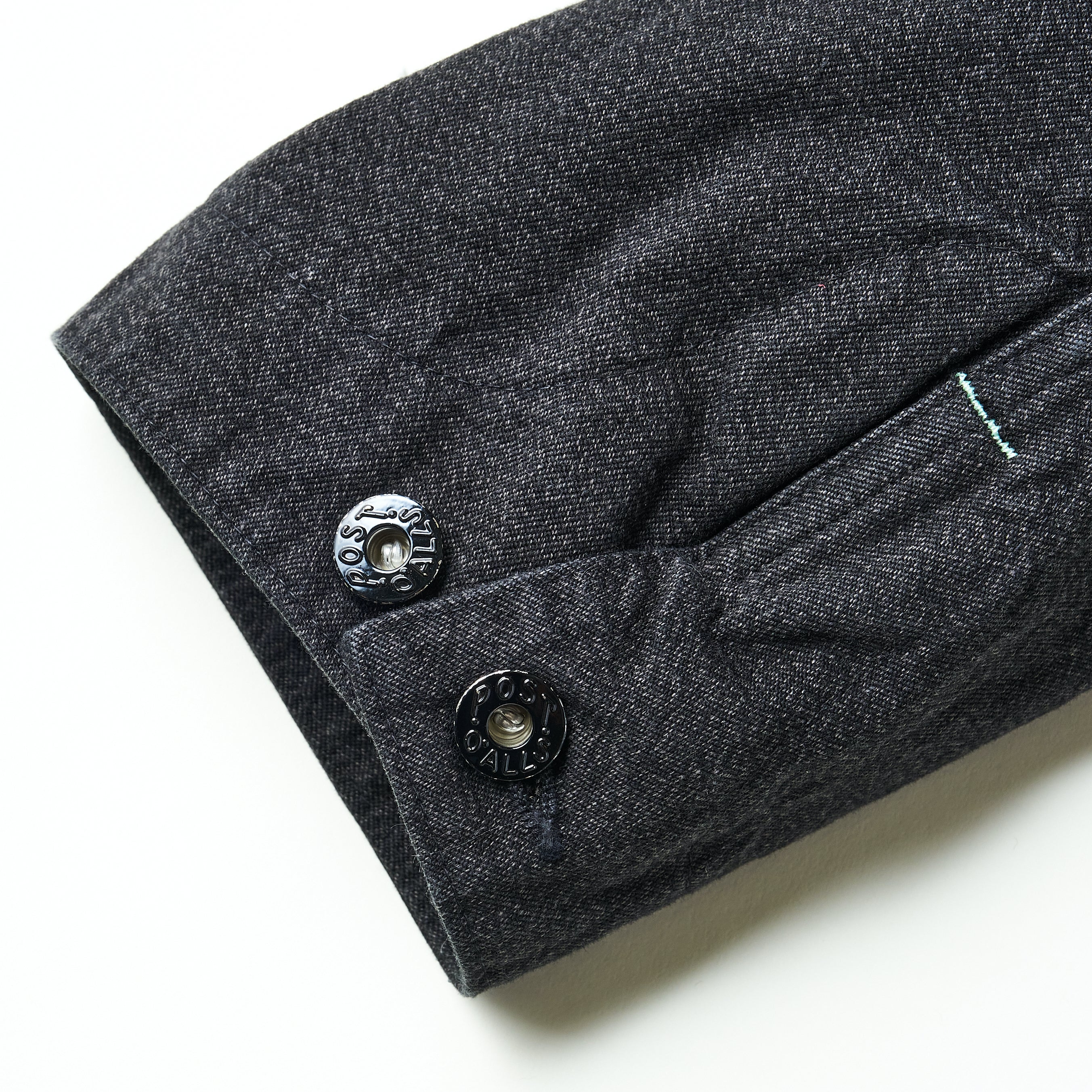 #3111-CC De Luxe Railroader 2 : cotton covert w/taffeta lining charcoal