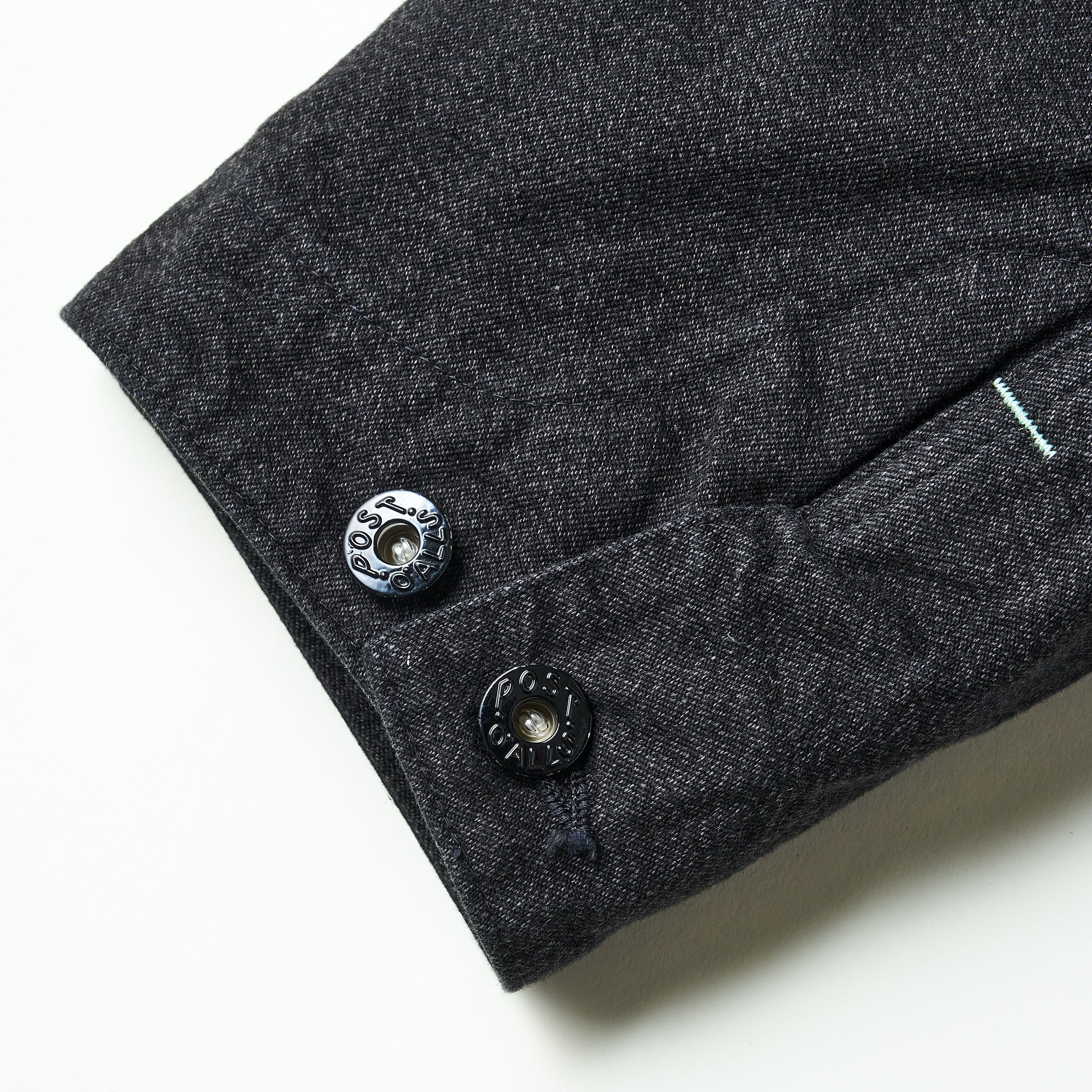 #3111DV-CC De Luxe Railroader 2 DV : cotton covert w/taffeta lining charcoal