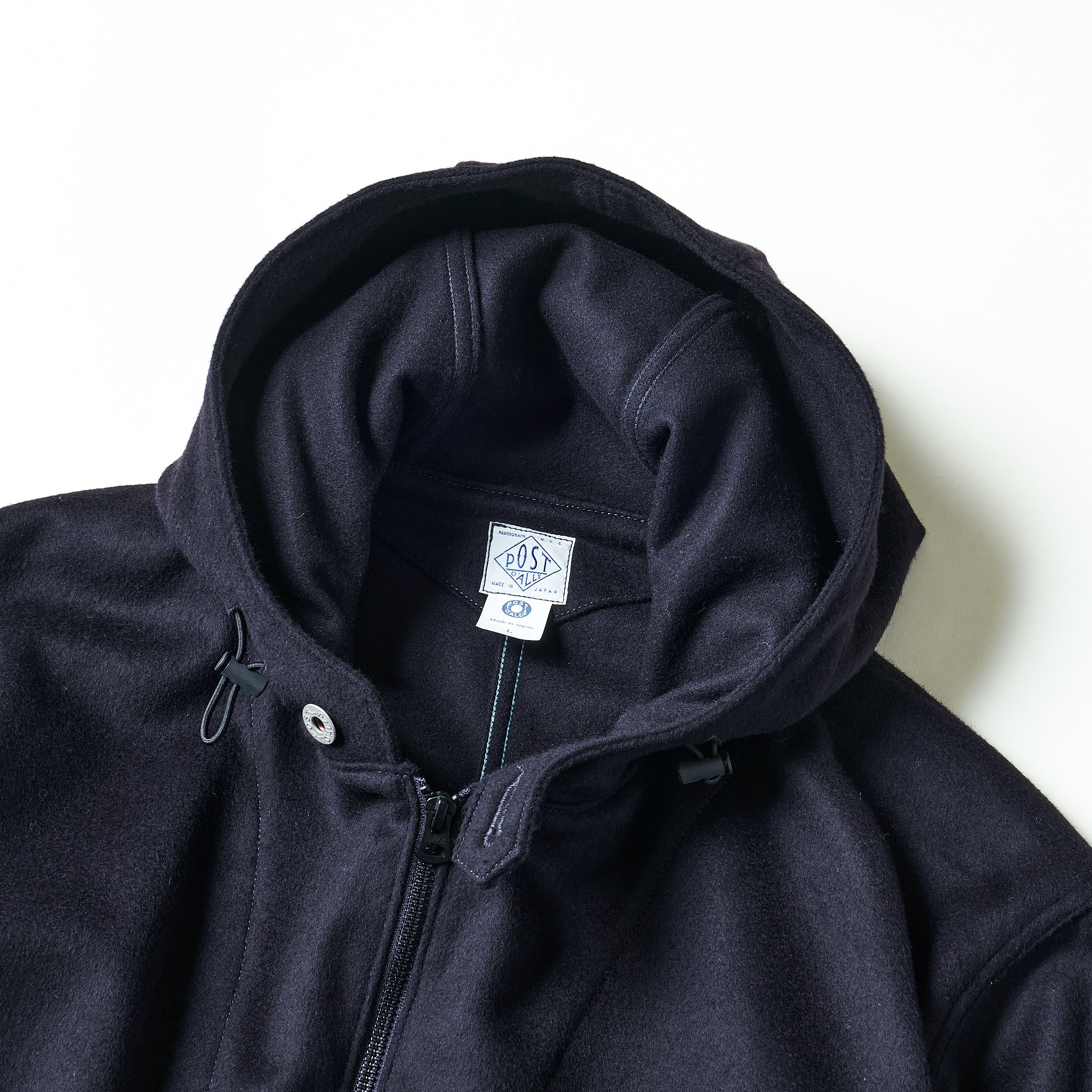 #3112-WM2 DEE Parka 3 : wool melton dk. Navy