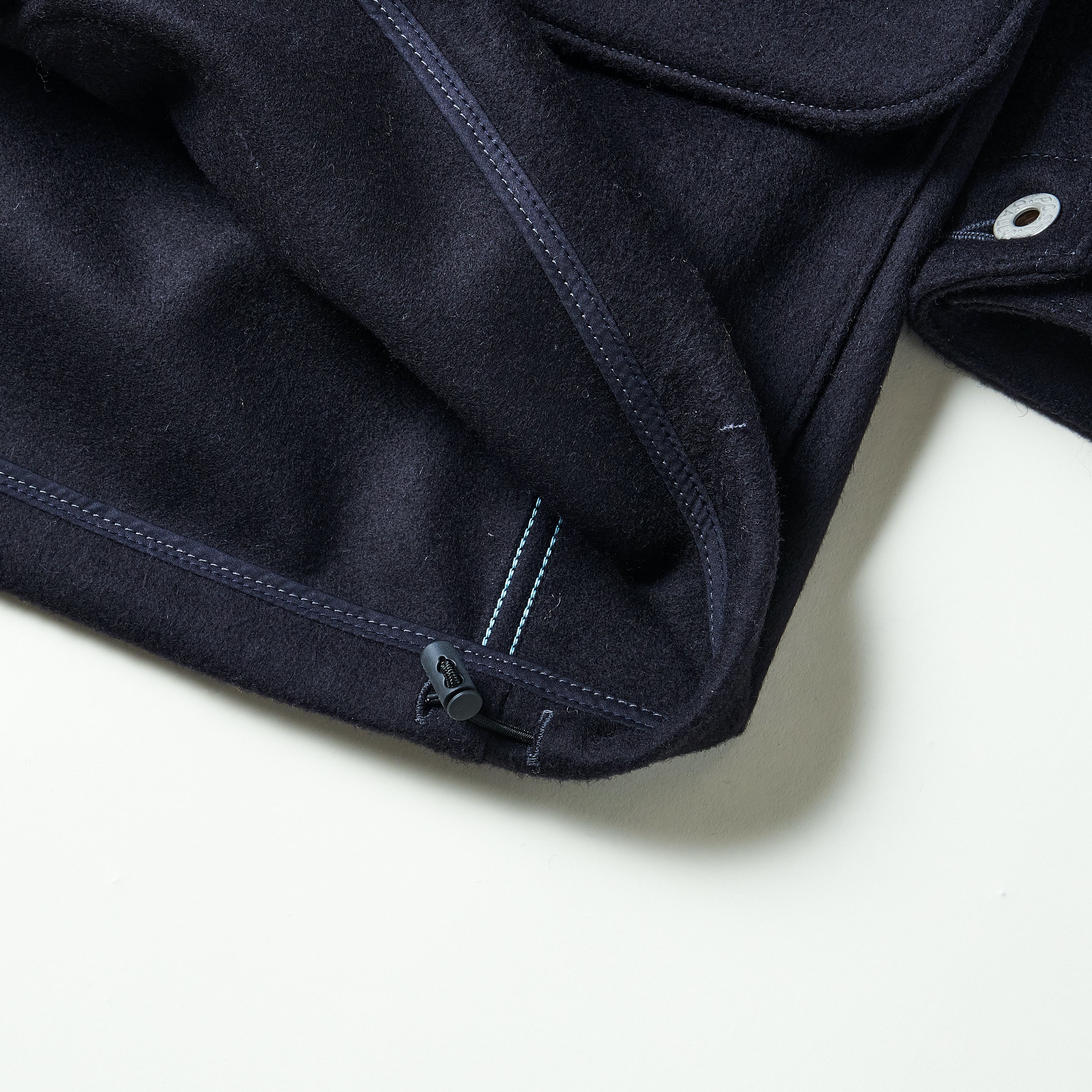 #3112-WM2 DEE Parka 3 : wool melton dk. Navy