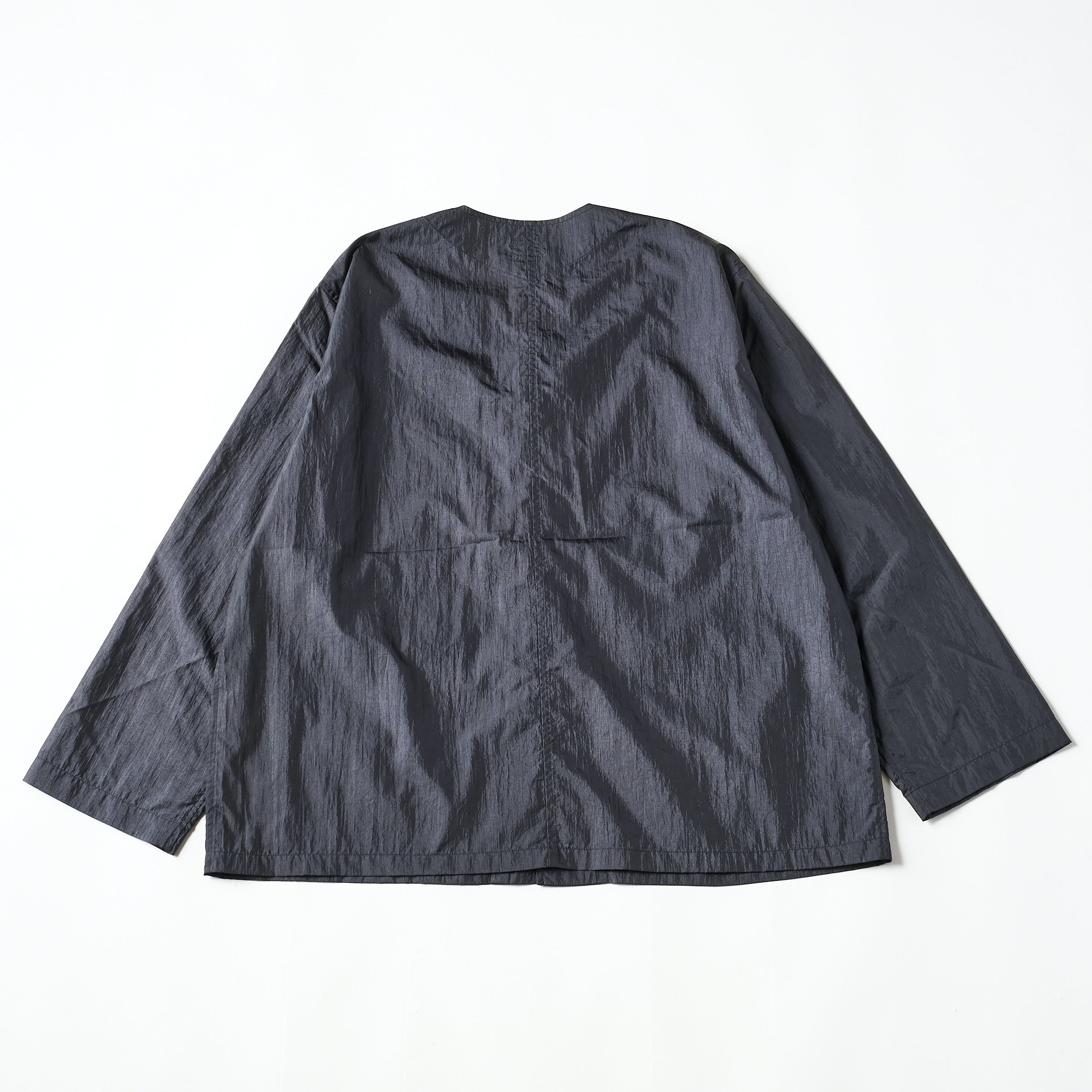 #3109-CT1 POST Chinois DV : crinkle nylon taffeta charcoal