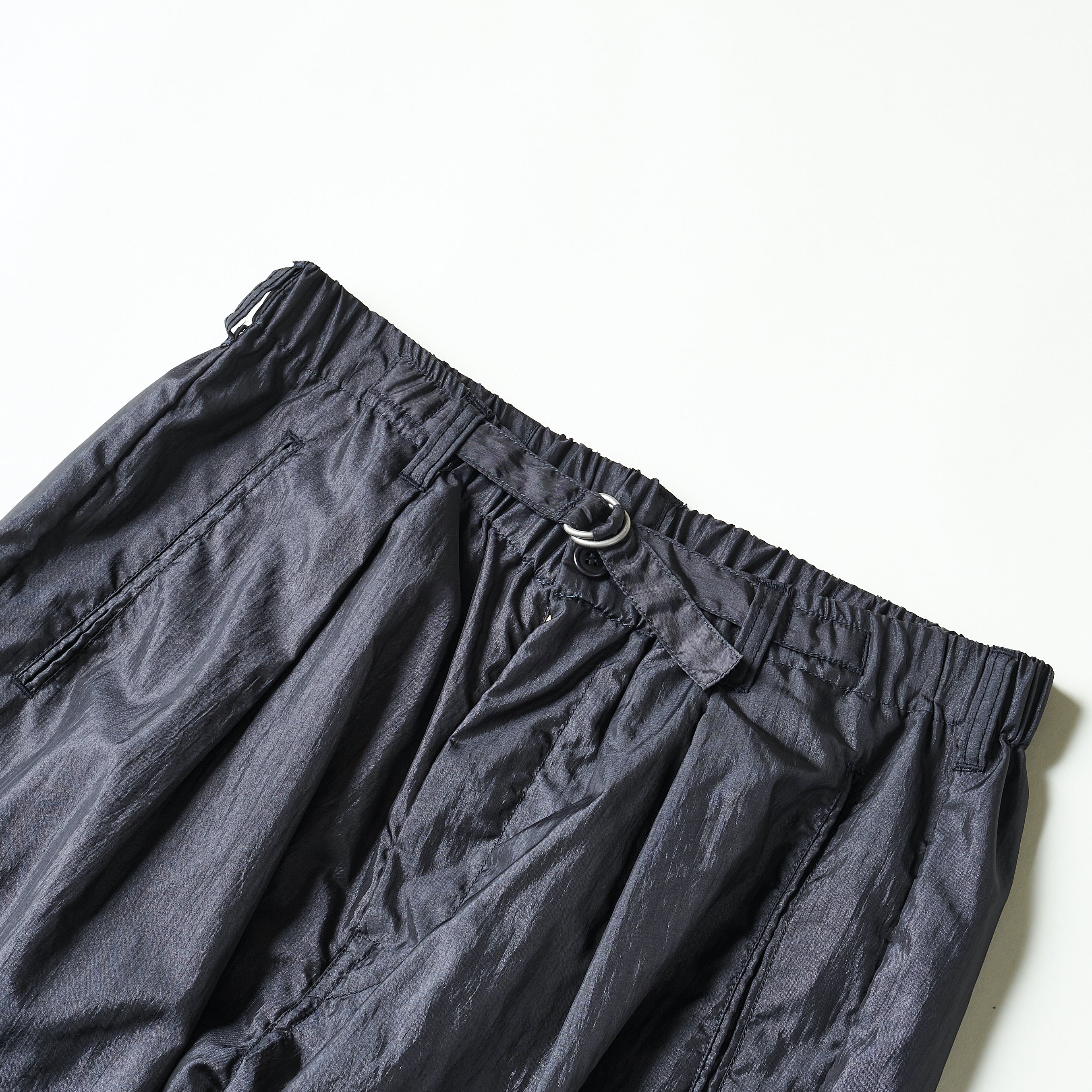 #3310-WTC E-Z Lax 3 : crinkle nylon taffeta charcoal
