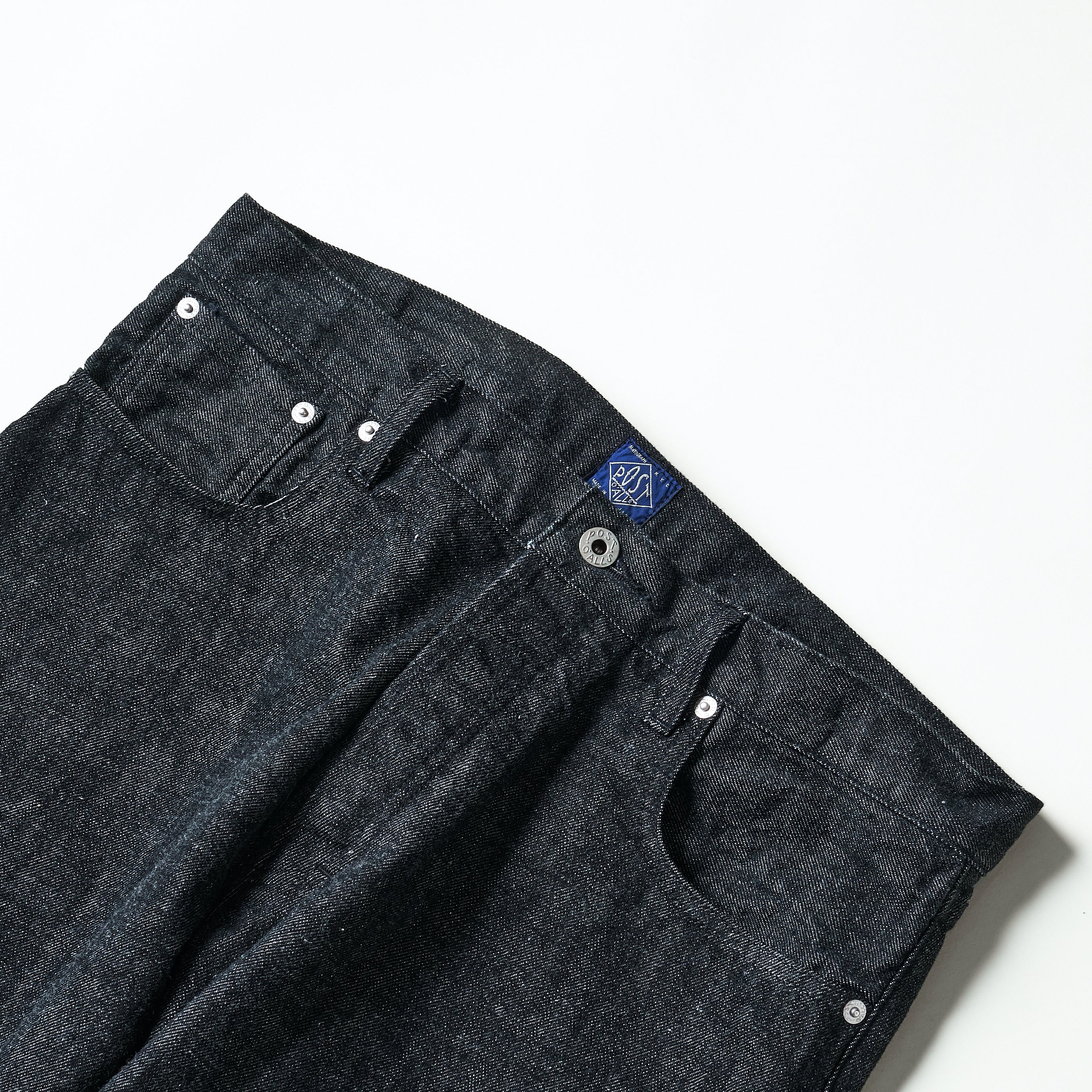 #3311-13DB No.9 Five Pocket : 13oz. Denim black