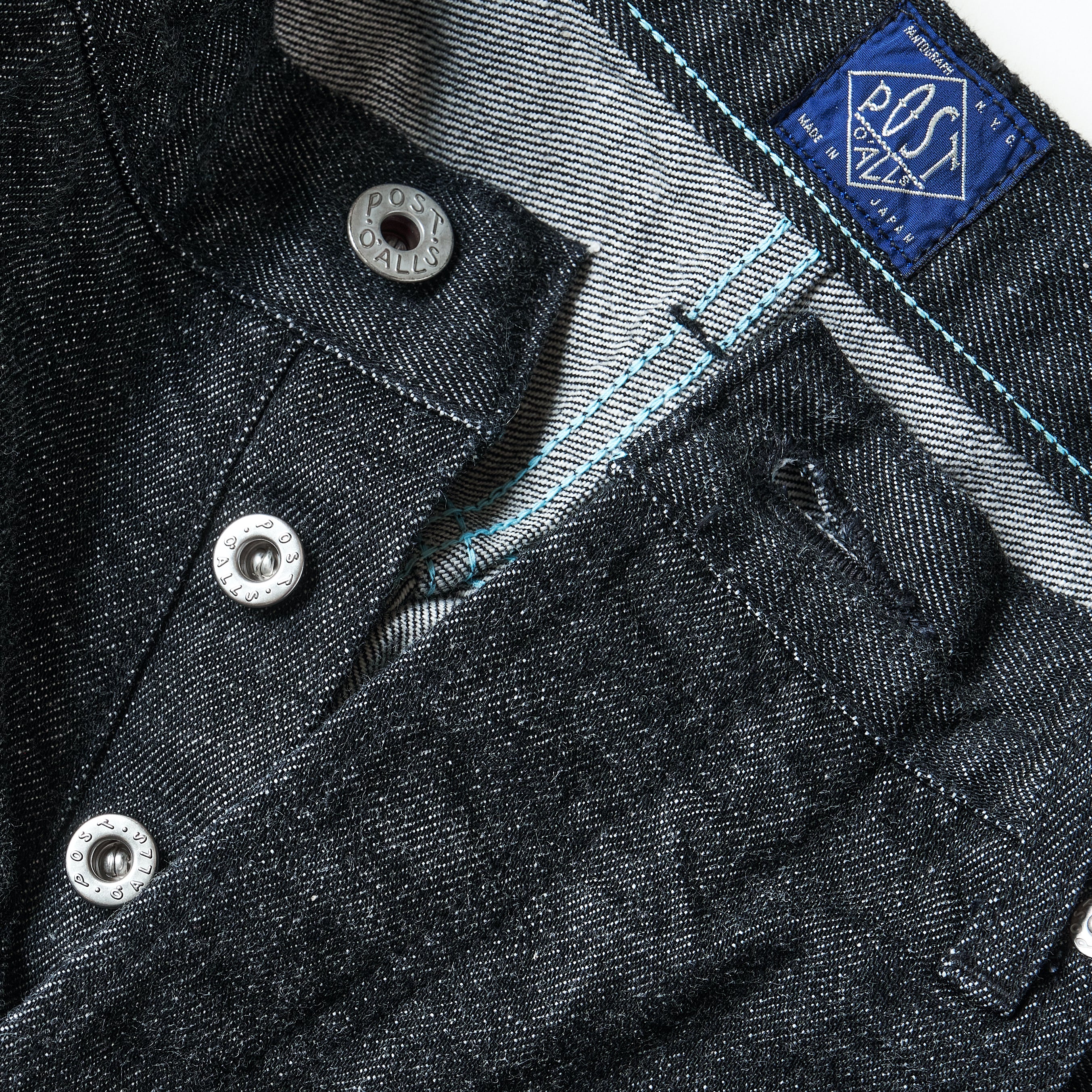 #3311-13DB No.9 Five Pocket : 13oz. Denim black