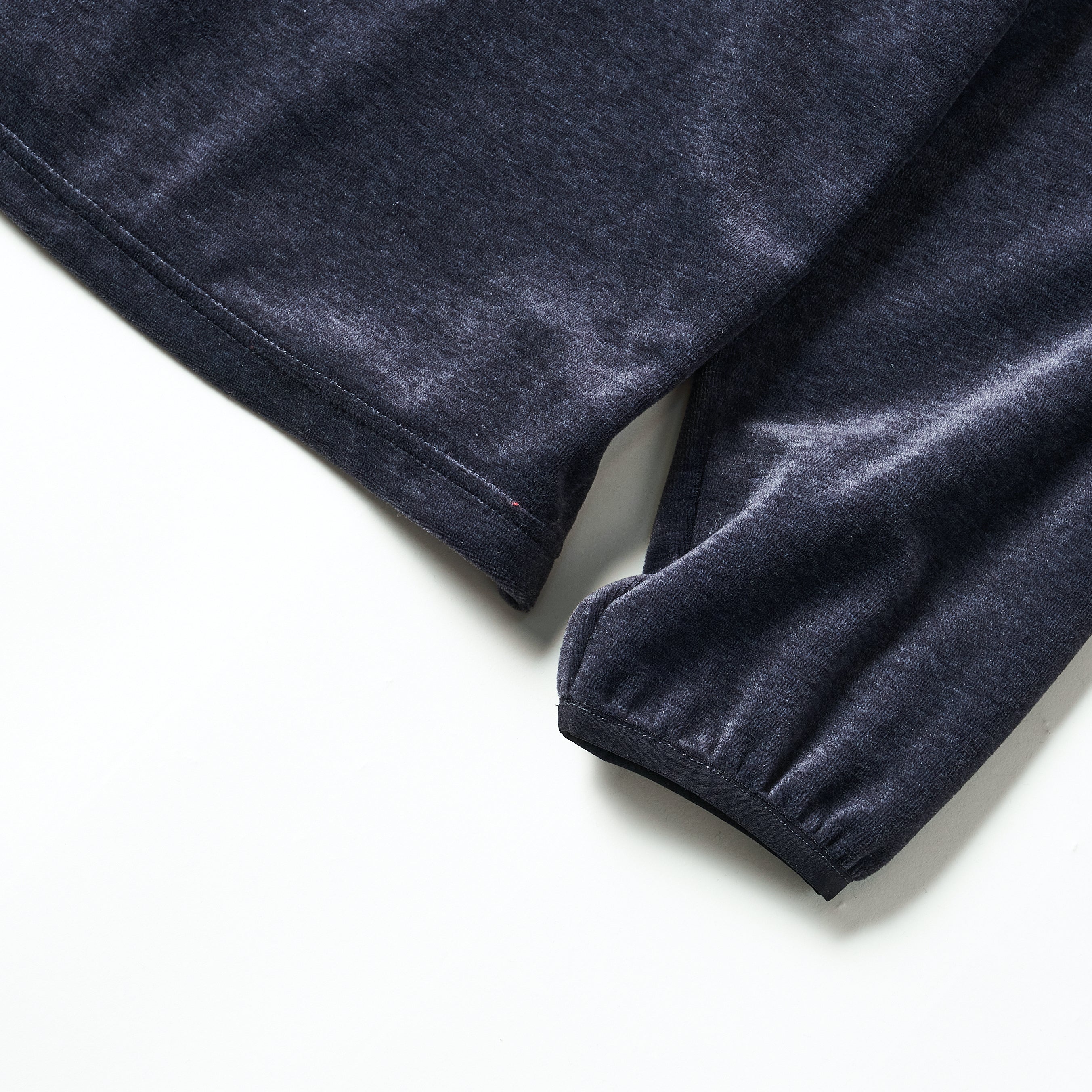 #3613-V1 E-Z Hoodie LLC 2 : poly/cotton velour blue grey