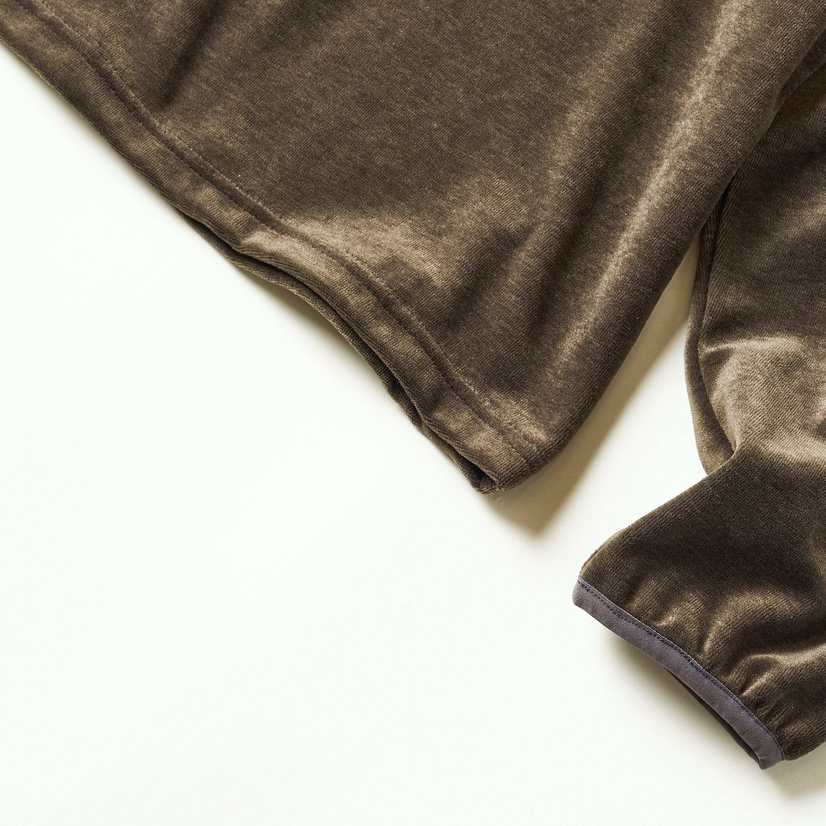 #3613-V2 E-Z Hoodie LLC 2 : poly/cotton velour moss