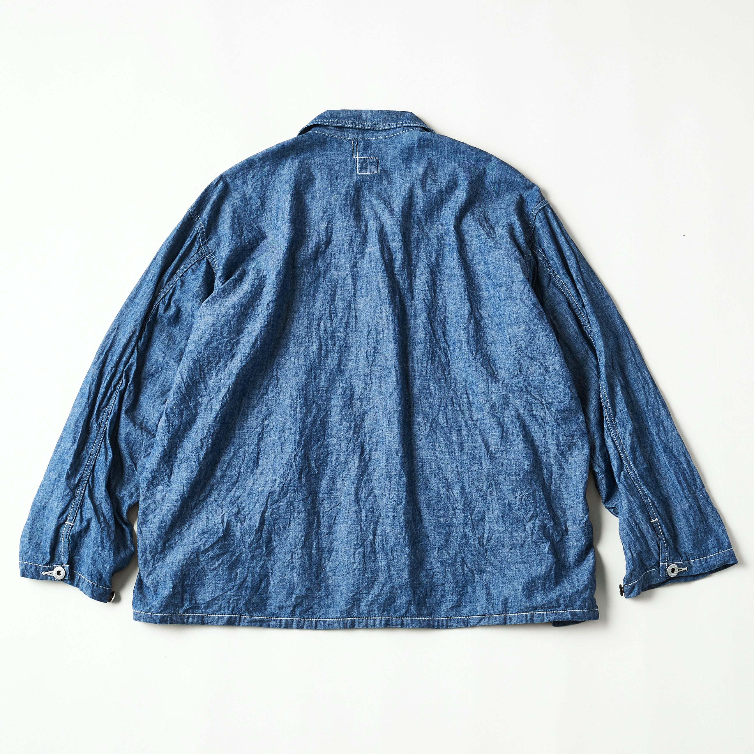 1204-11 ARMY Shirt: chambray indigo