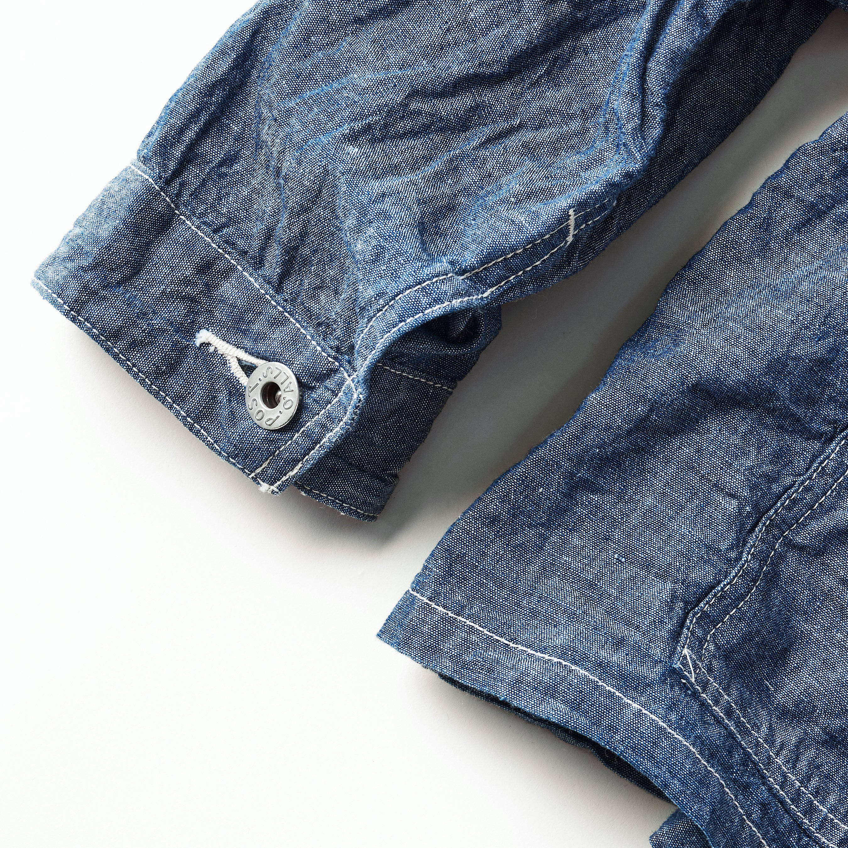 #3114 11 USMC 3 Pocket Utility Jacket (1930s Version) : chambray indigo