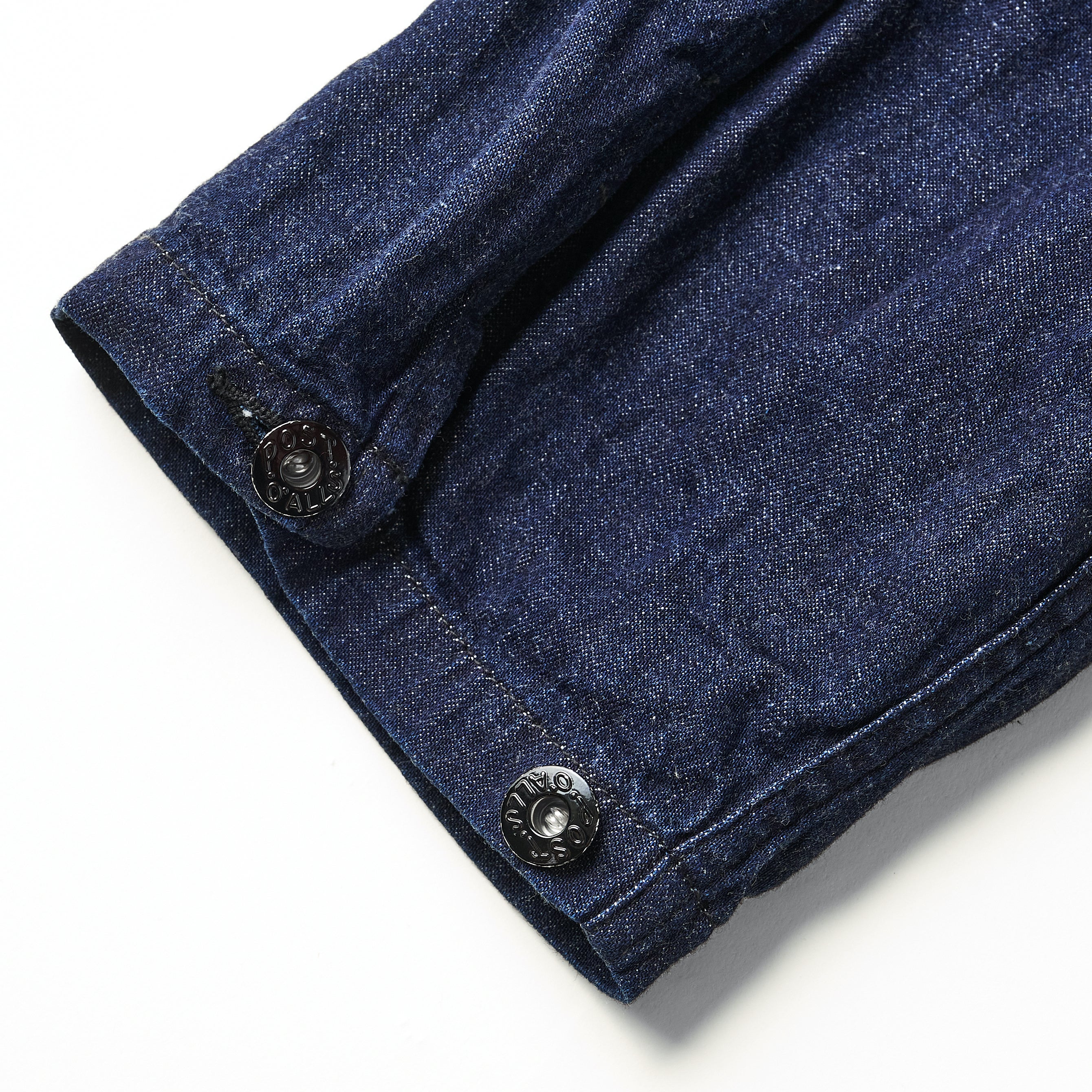 #1204-8D Army Shirt : 8oz. denim indigo