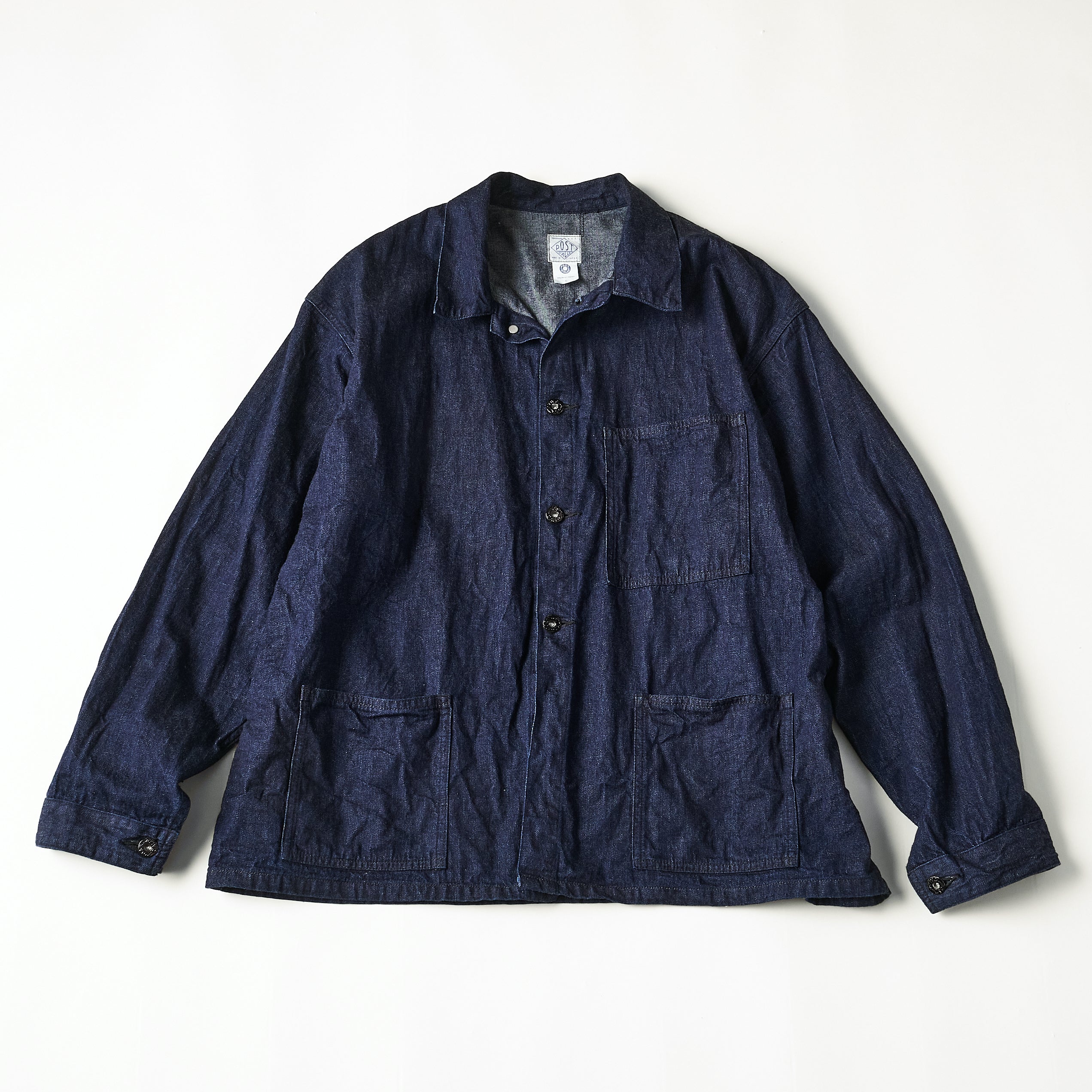 #3114-8D USMC 3 Pocket Utility Jacket (1930s Version) : 8oz. denim indigo