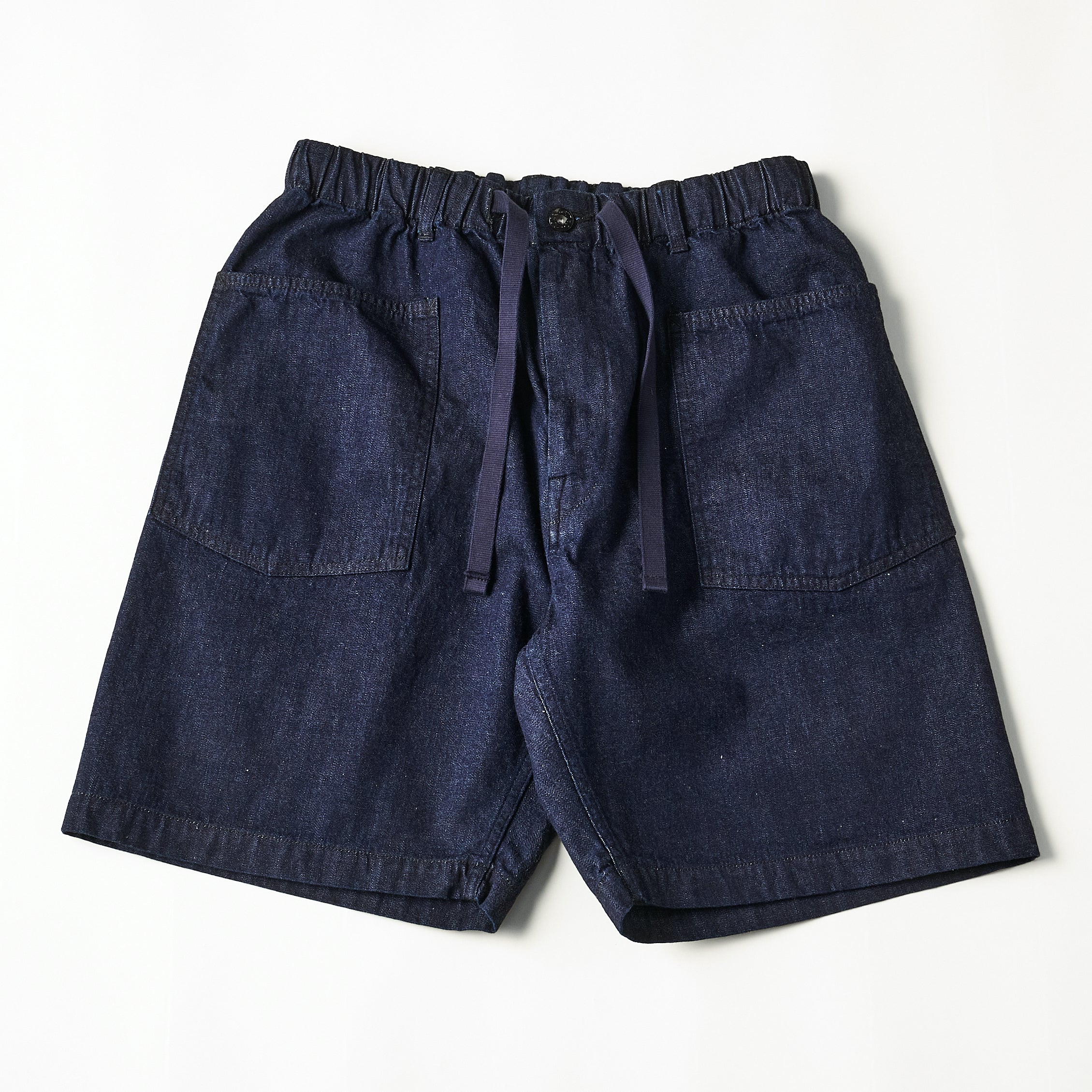 #3313S-8D EZ ARMY-NAVY Shorts : 8oz. denim indigo