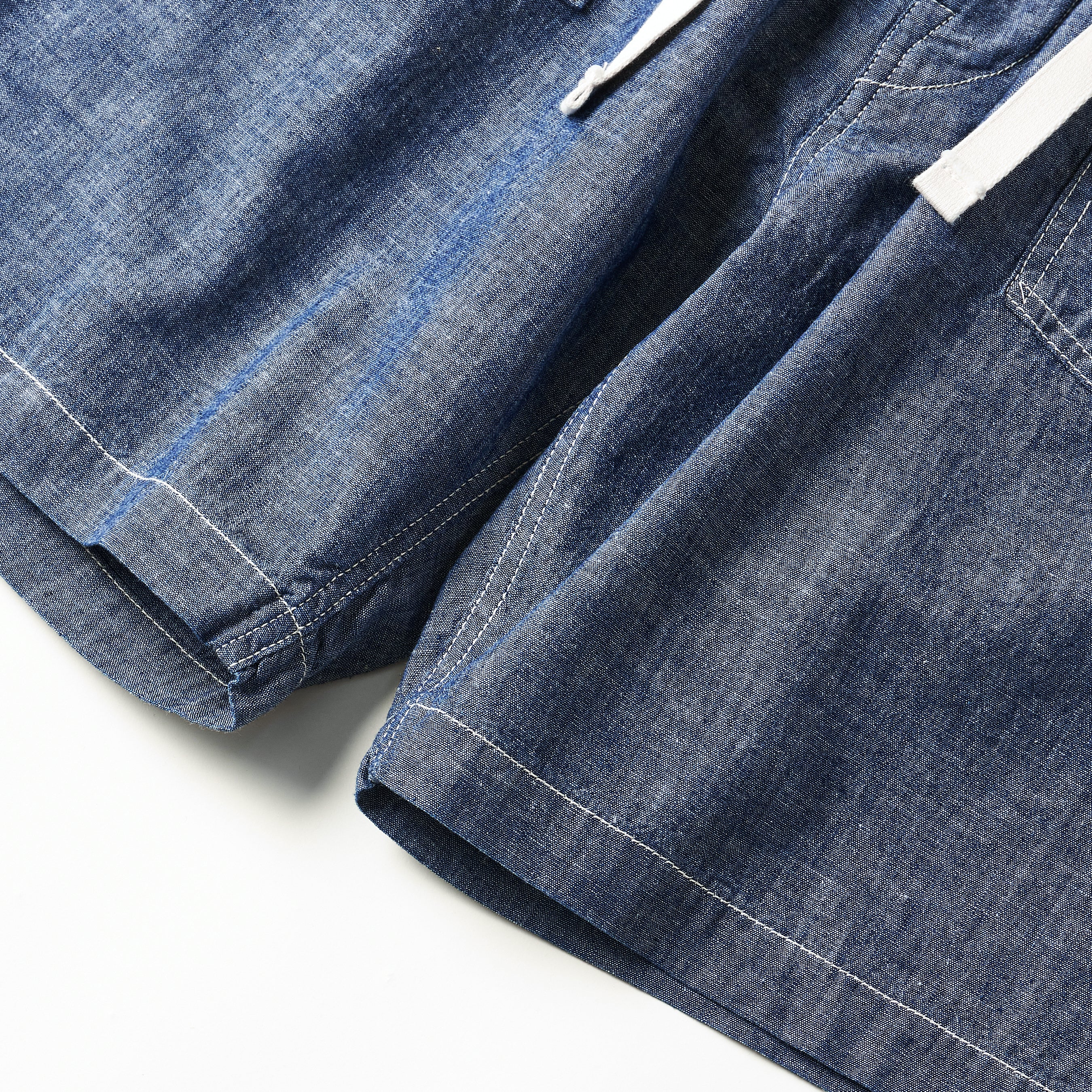 #3313S-11 EZ ARMY-NAVY Shorts : chambray indigo