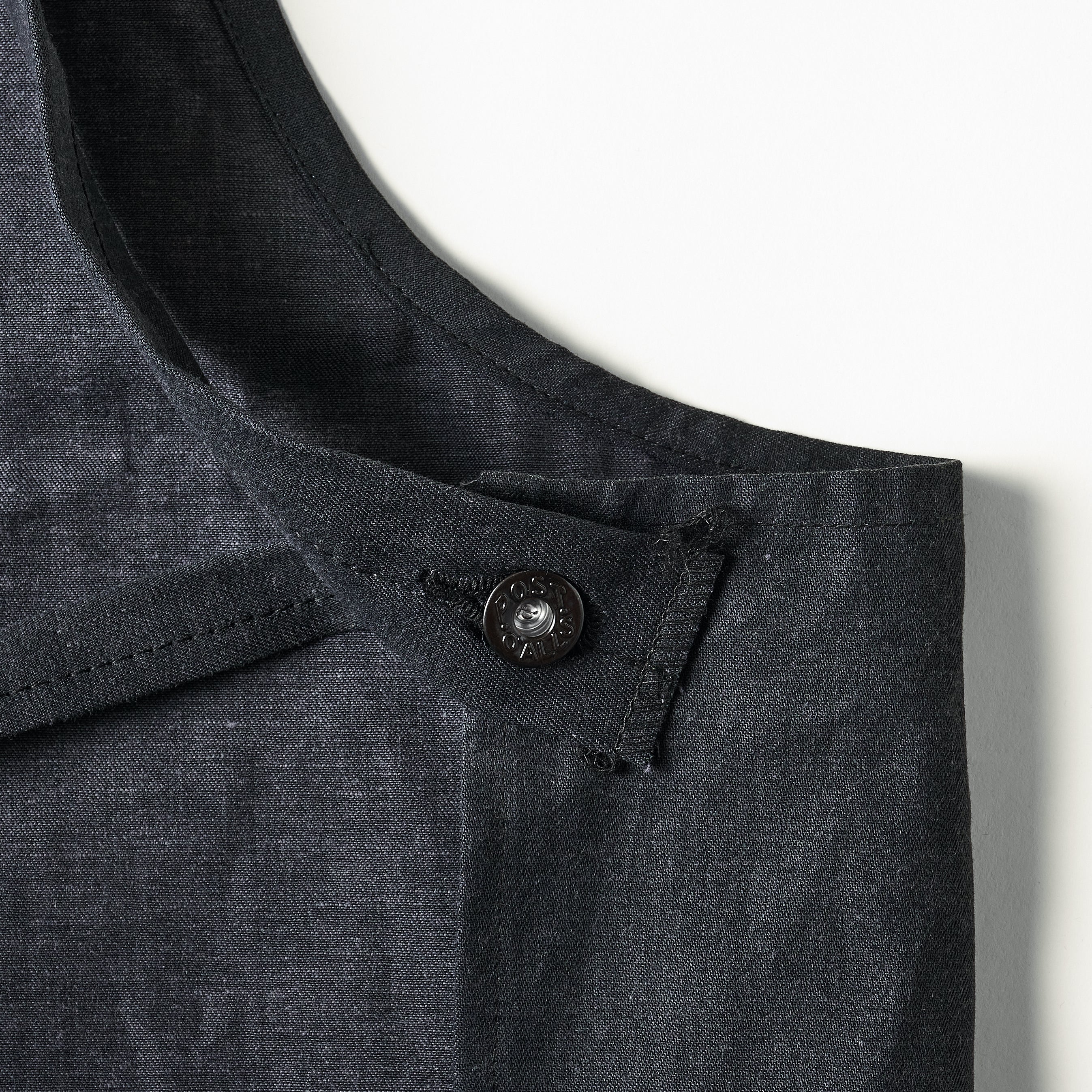 #3802 POST Apron #2 VTC : vintage twill charcoal