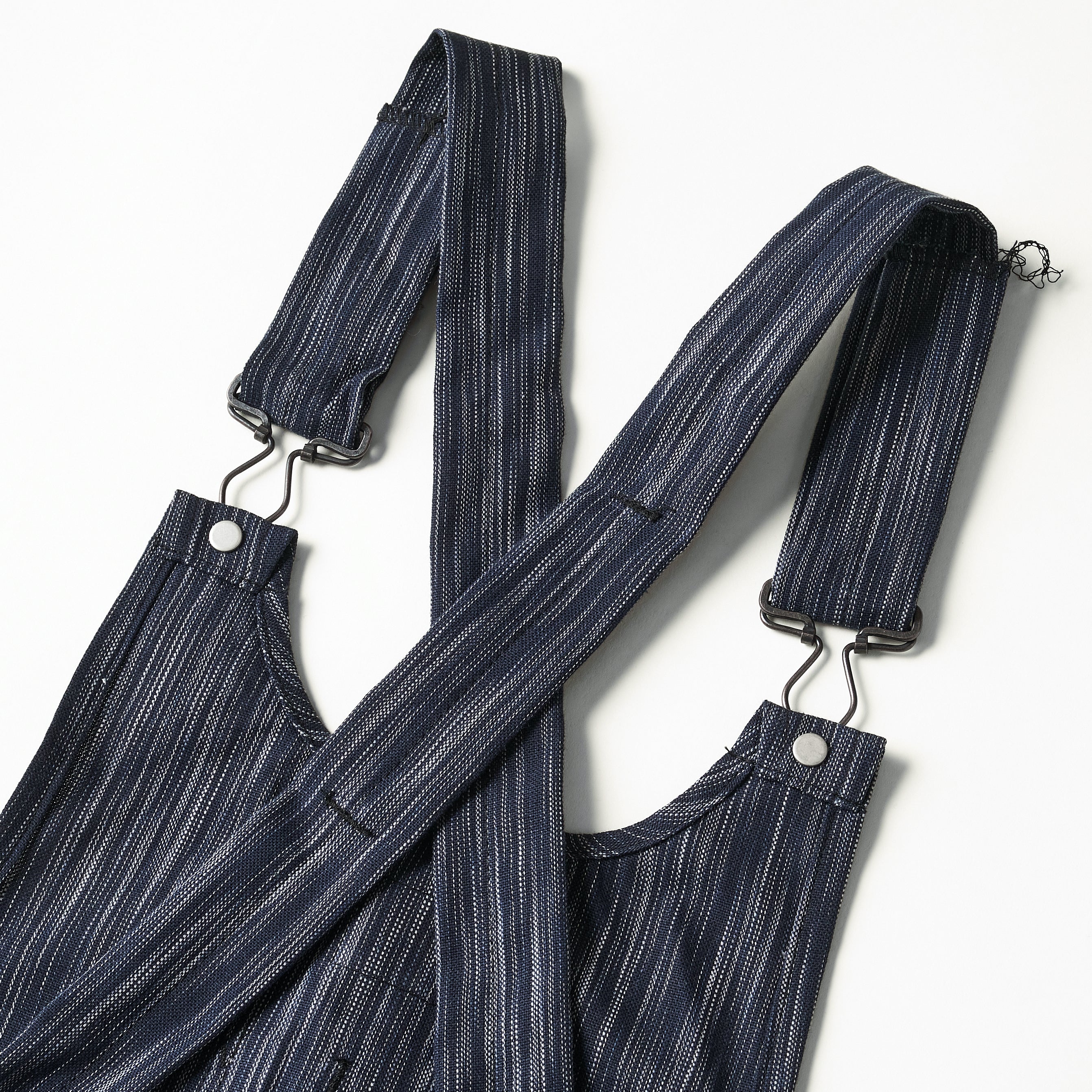 #3802-IKT POST Apron #2 : ikat indigo