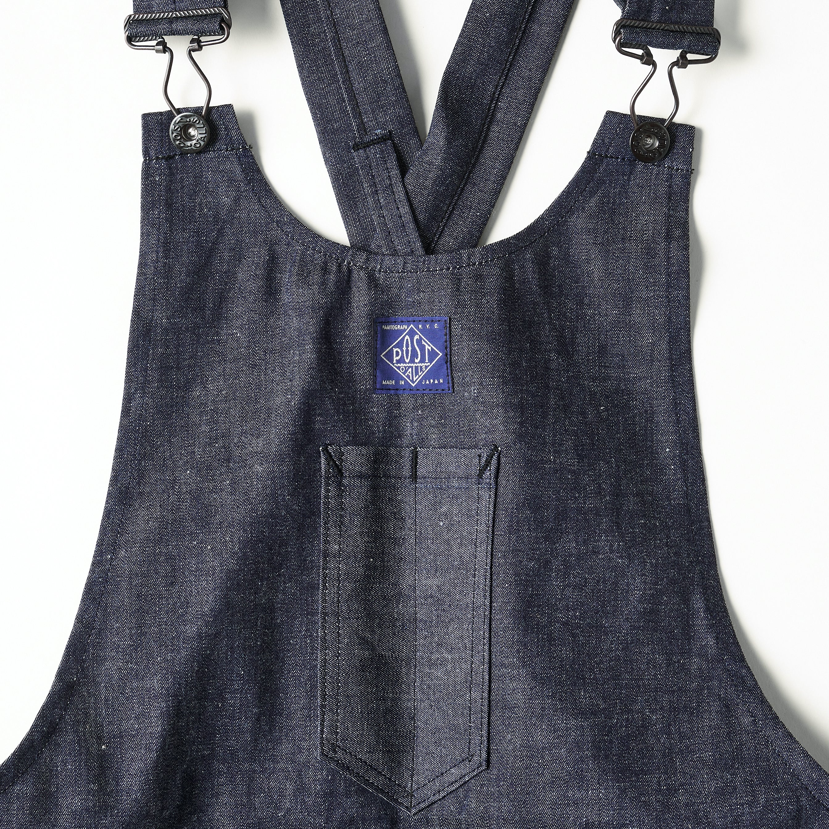 #3802 POST Apron #2 5D : 5 oz. denim indigo