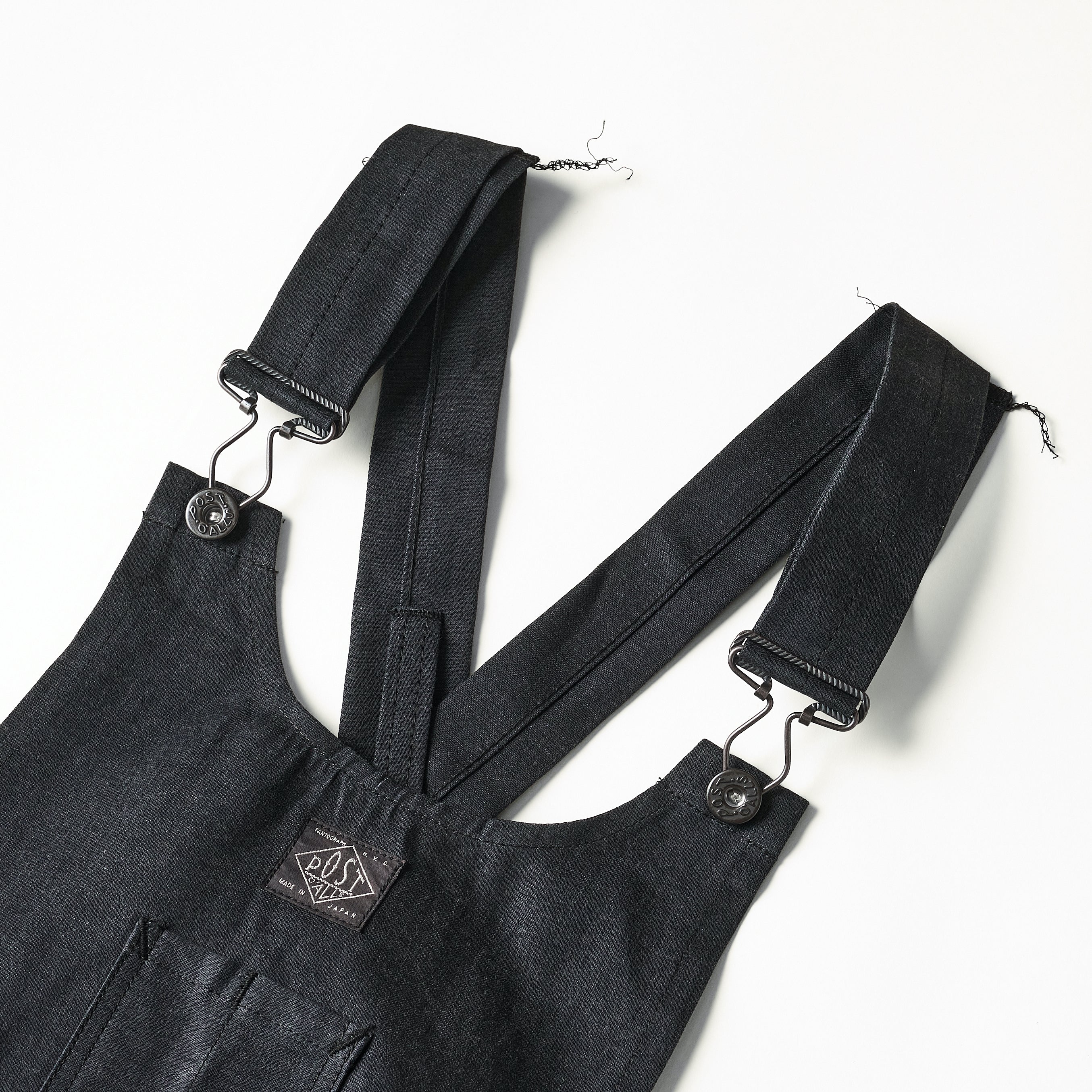 #3801-VTC POST Apron #1 : vintage twill charcoal
