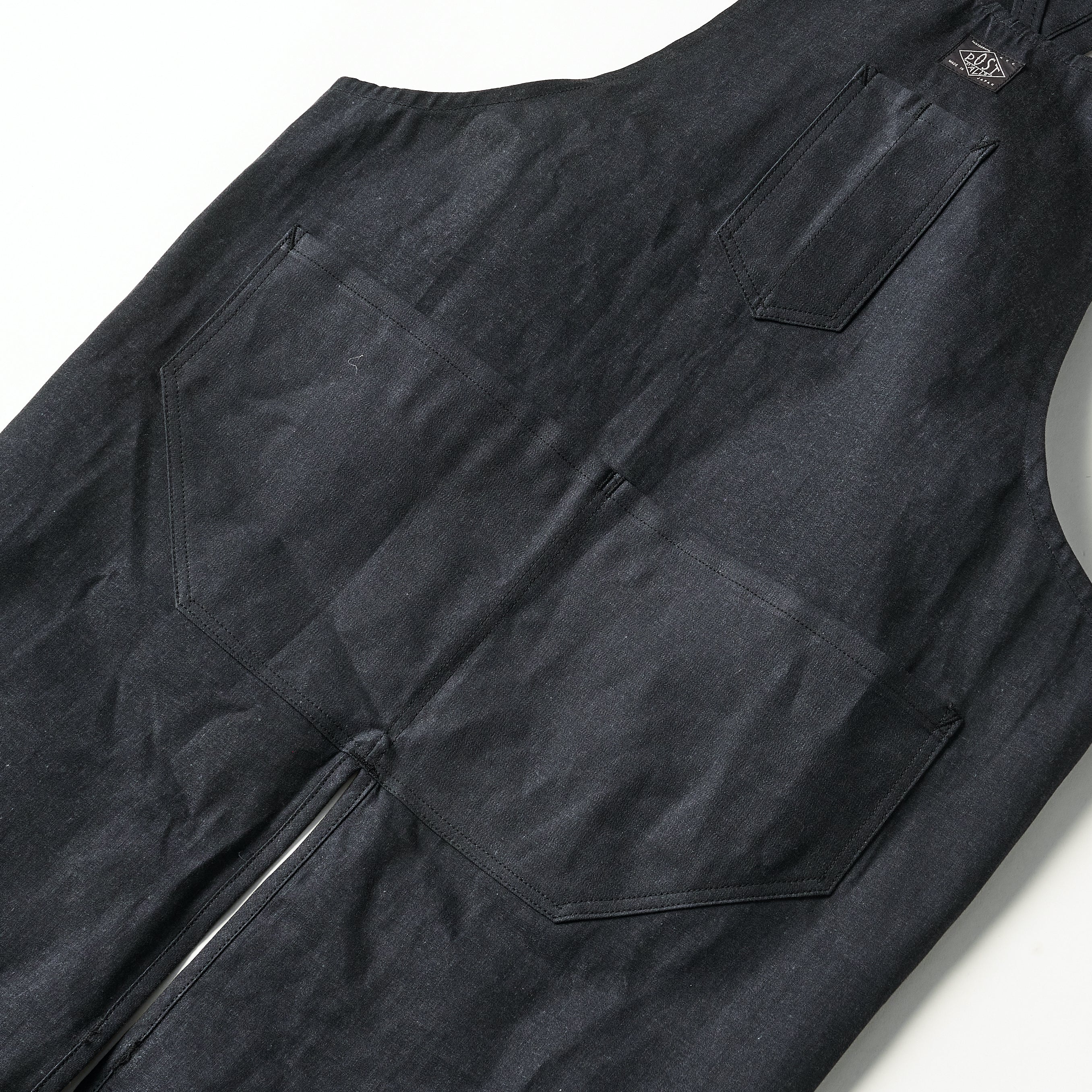 #3801-VTC POST Apron #1 : vintage twill charcoal