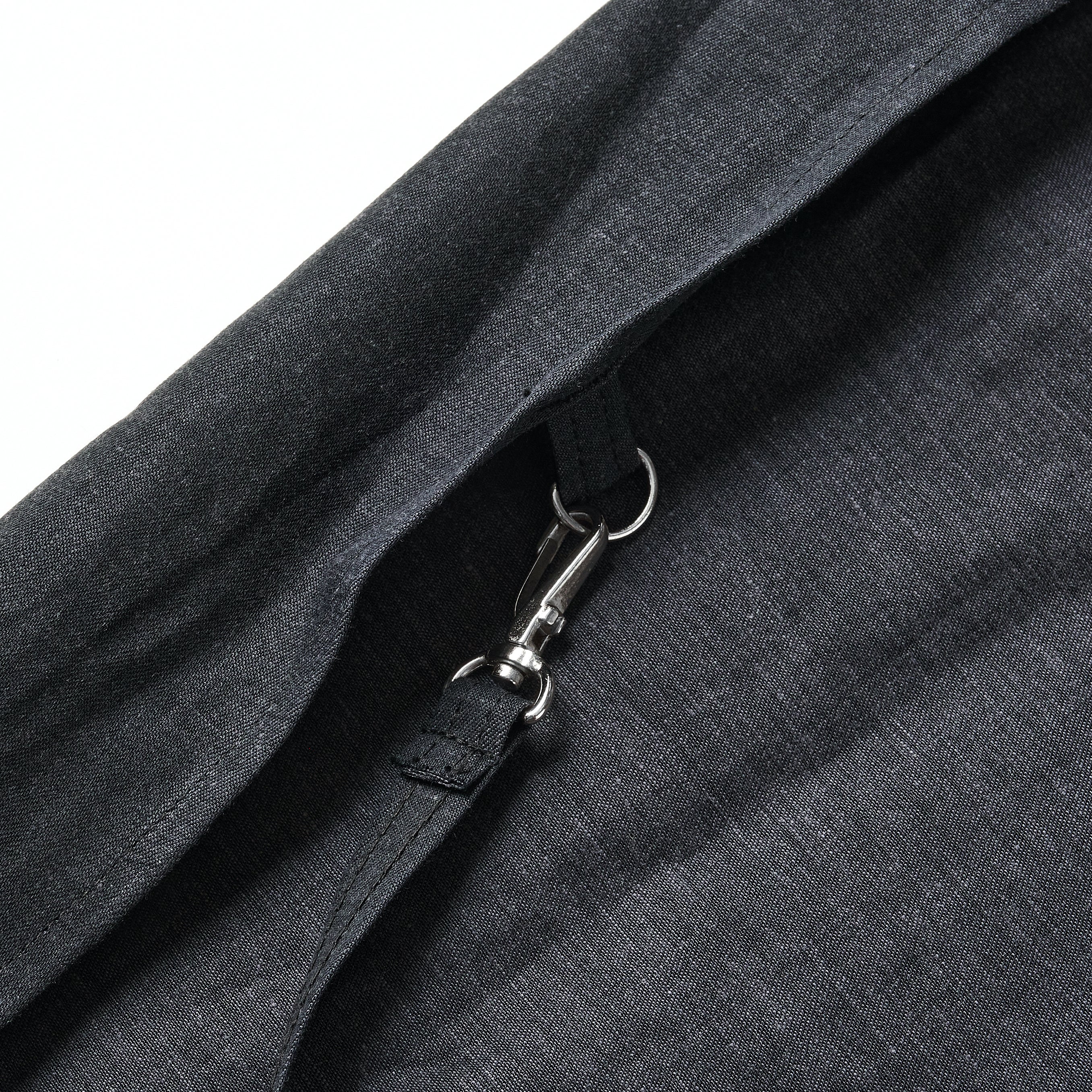 #3801-VTC POST Apron #1 : vintage twill charcoal