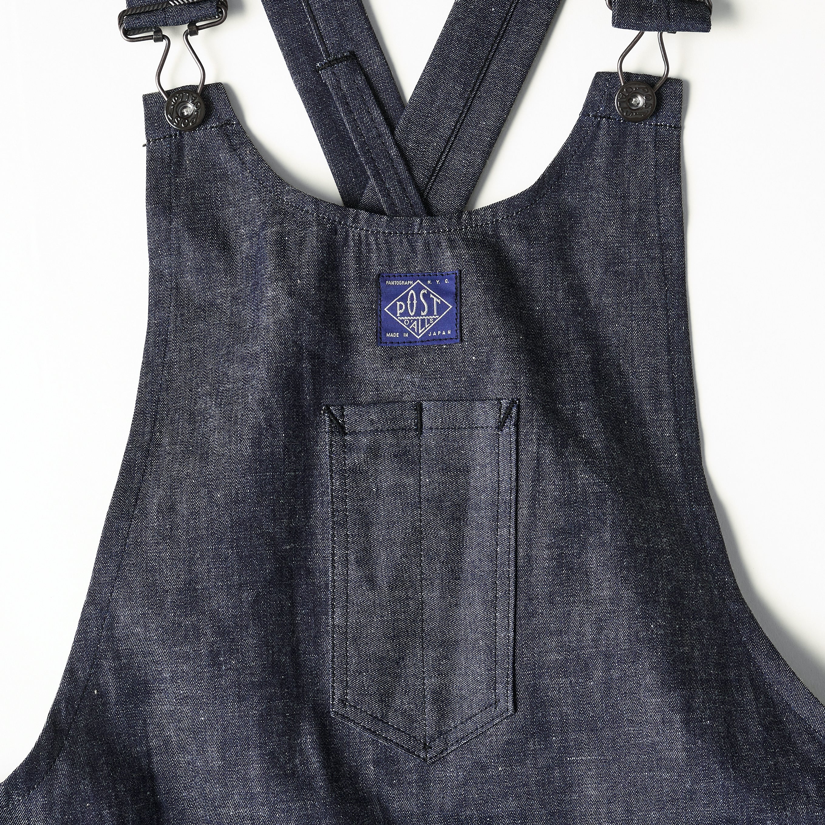 #3801-5D POST Apron #1 : 5 oz. denim indigo