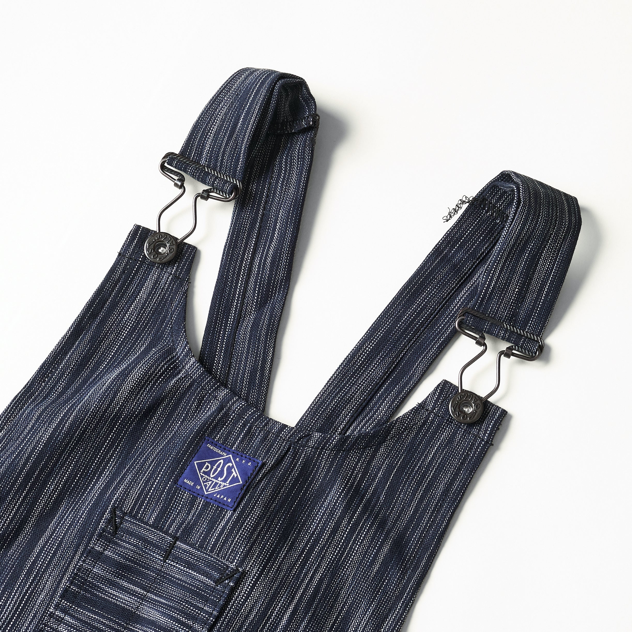#3801-IKT POST Apron #1 : ikat indigo