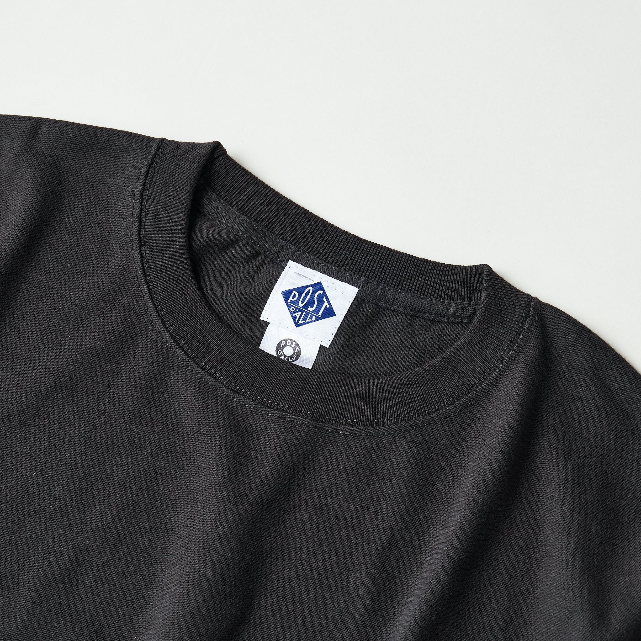 #3005 ESS pocket tee : cotton jersey charcoal grey print (Shop Special)