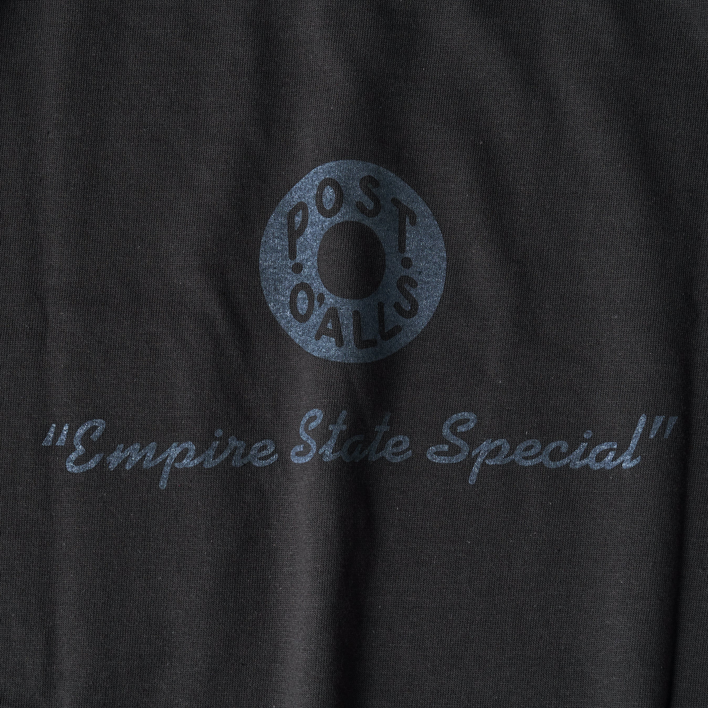 #3005 ESS pocket tee : cotton jersey charcoal grey print (Shop Special)