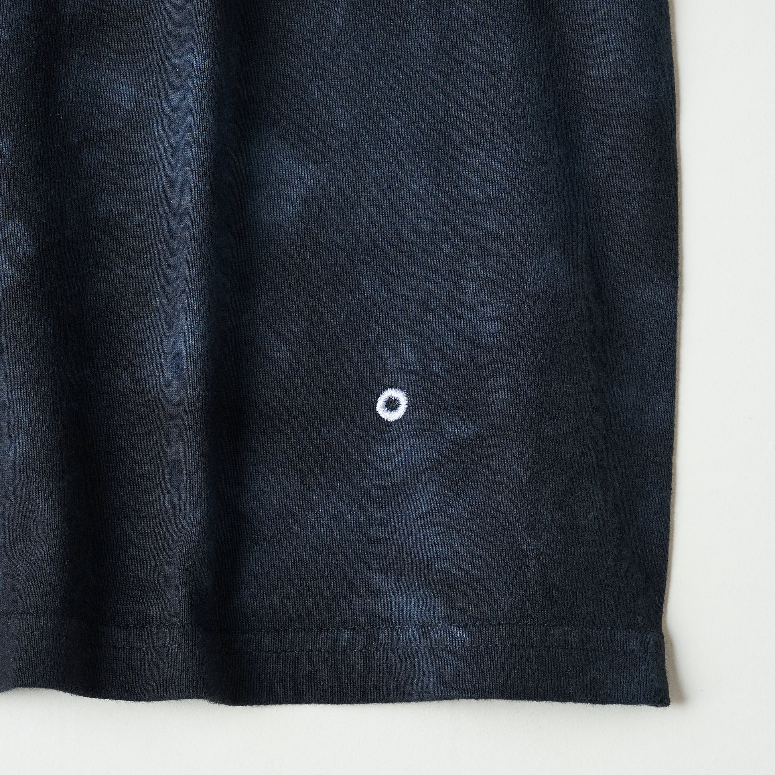 #3614 Crew Pocket T HJT1 : heavy wt. jersey dk navy x grey tie dye
